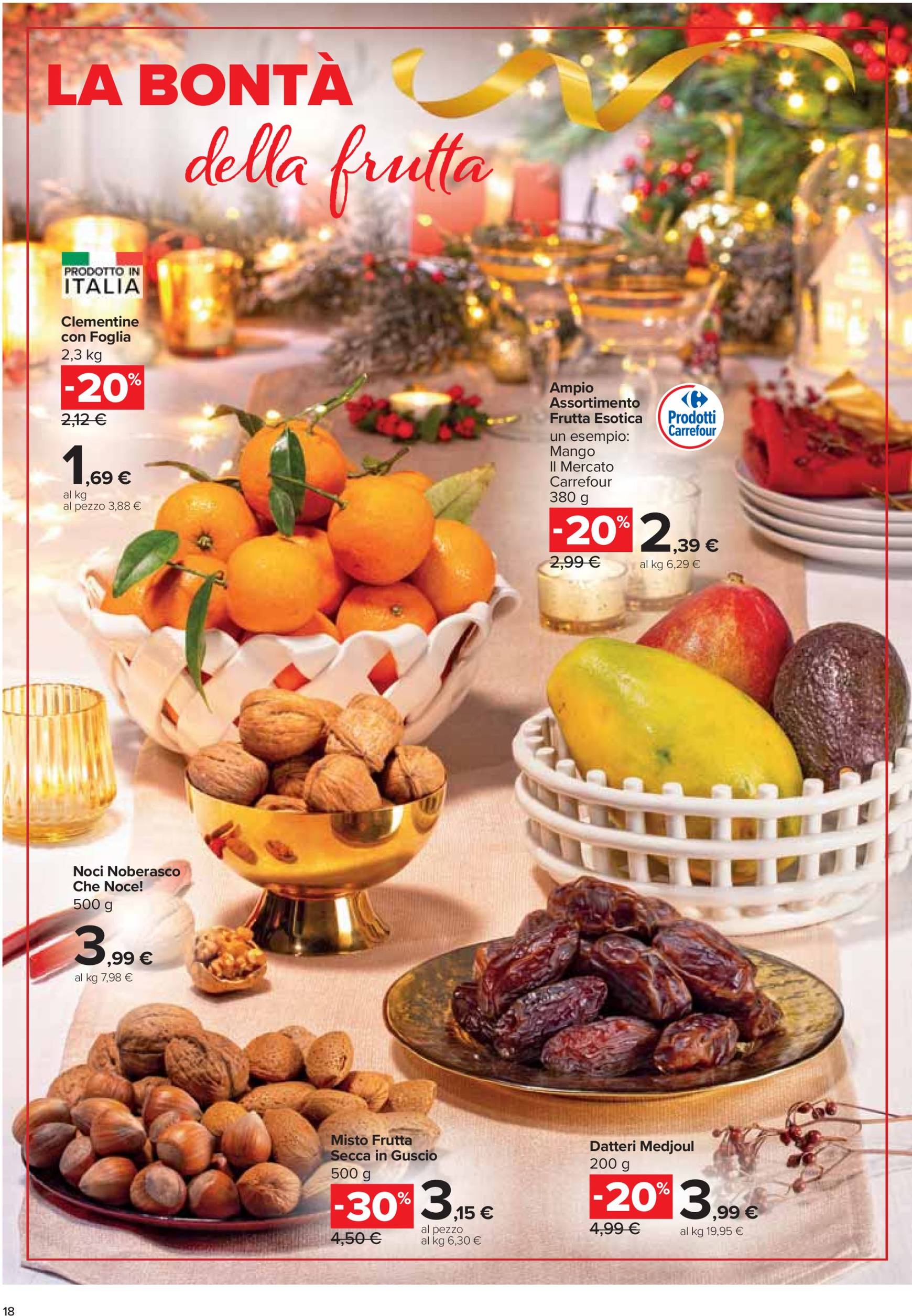 carrefour - Volantino Carrefour - Pranzo di Natale valido dal 28/11 al 24/12 - page: 18