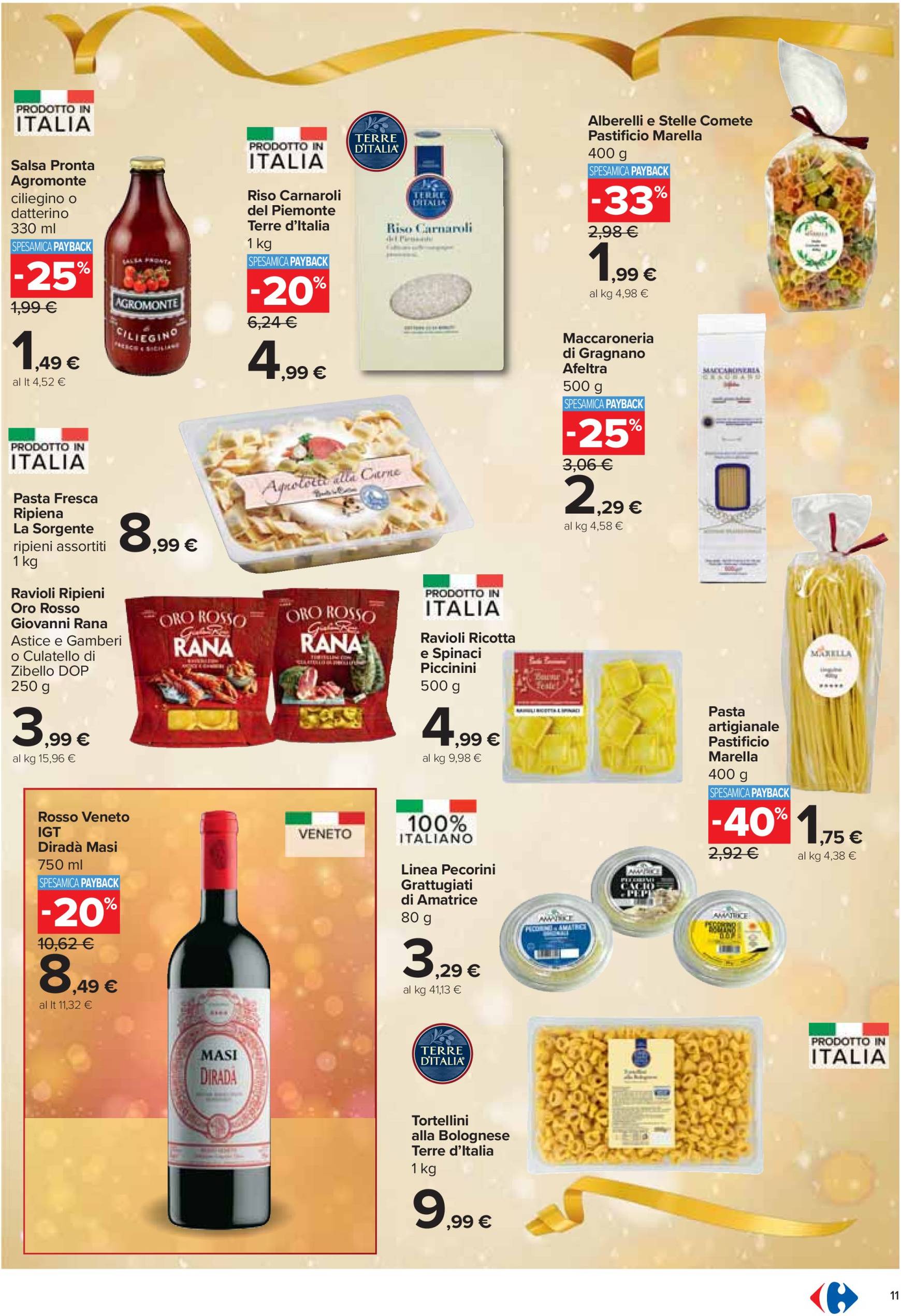 carrefour - Volantino Carrefour - Pranzo di Natale valido dal 28/11 al 24/12 - page: 11