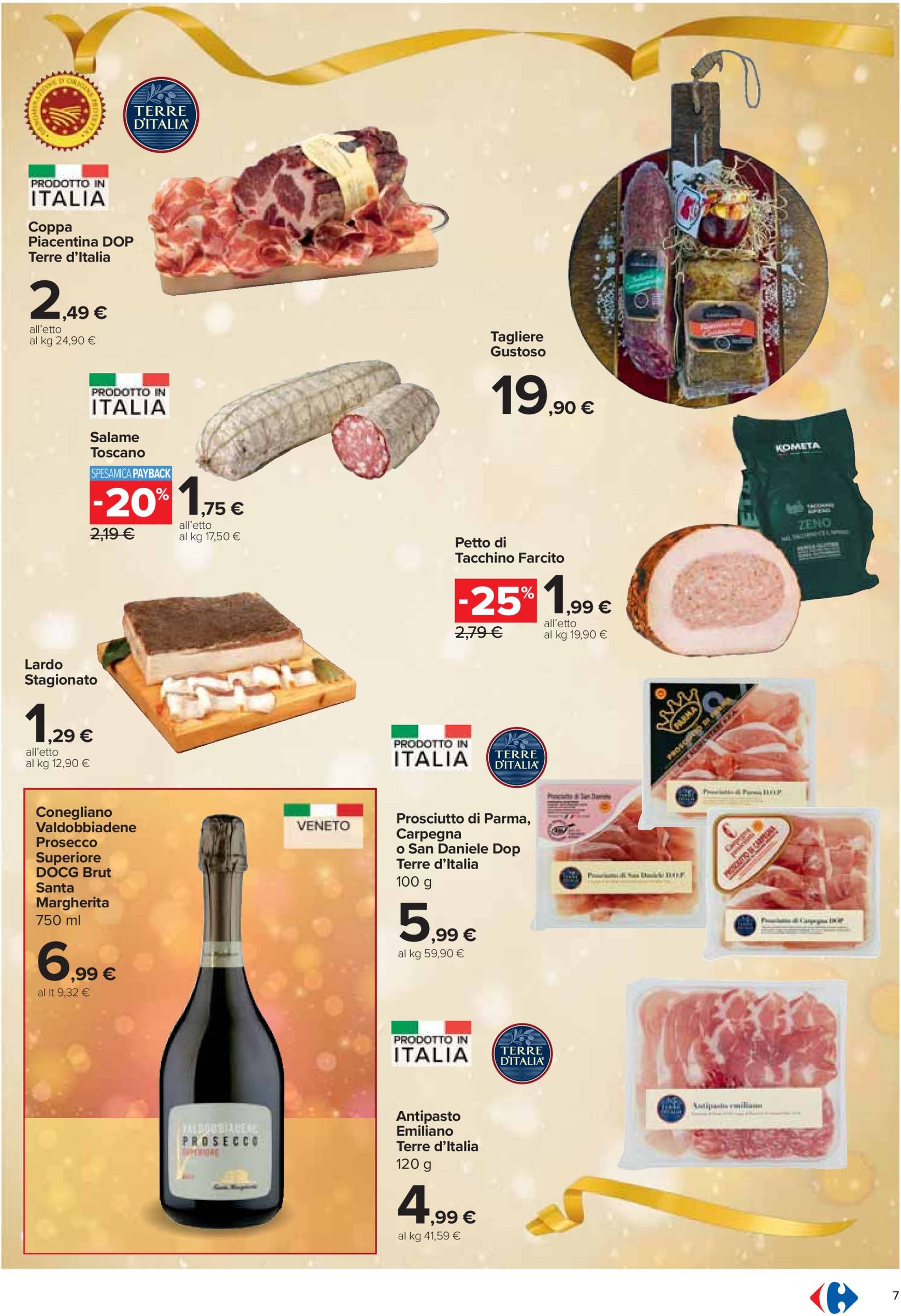 carrefour - Volantino Carrefour - Pranzo di Natale valido dal 28/11 al 24/12 - page: 7