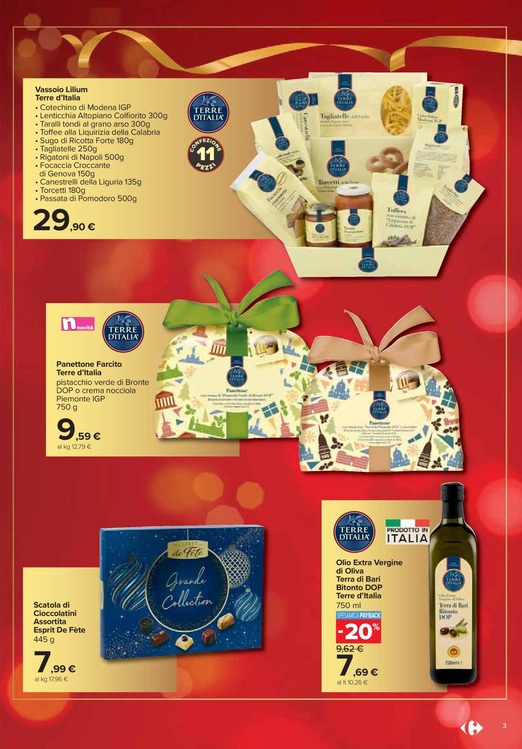 carrefour - Volantino Carrefour - Pranzo di Natale valido dal 28/11 al 24/12 - page: 3