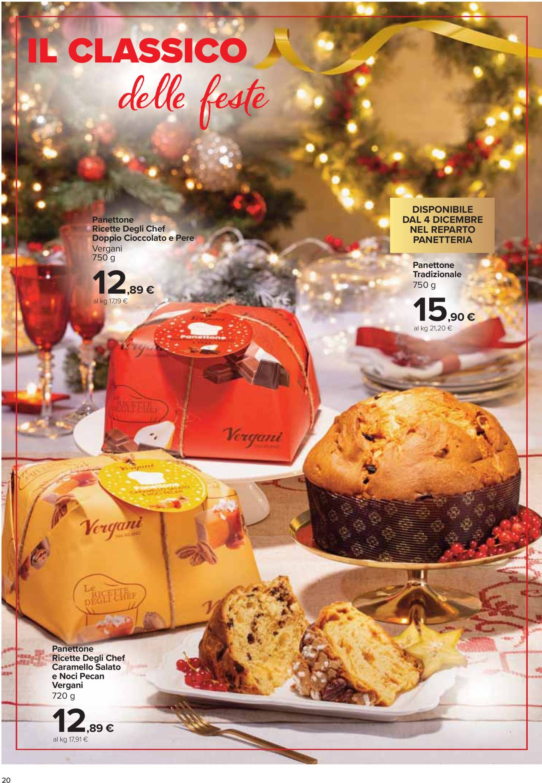 carrefour - Volantino Carrefour - Pranzo di Natale valido dal 28/11 al 24/12 - page: 20