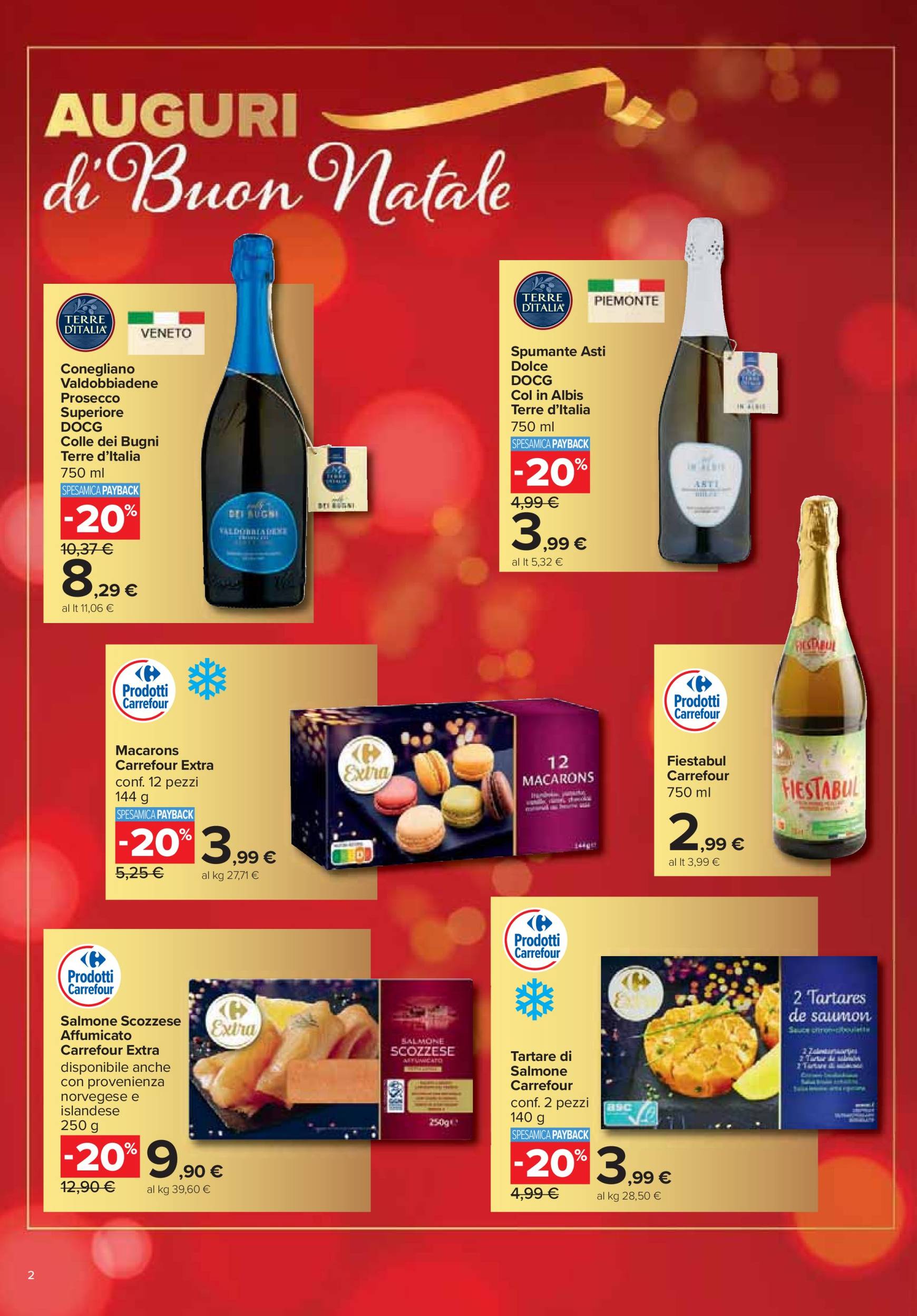 carrefour - Volantino Carrefour - Pranzo di Natale valido dal 28/11 al 24/12 - page: 2