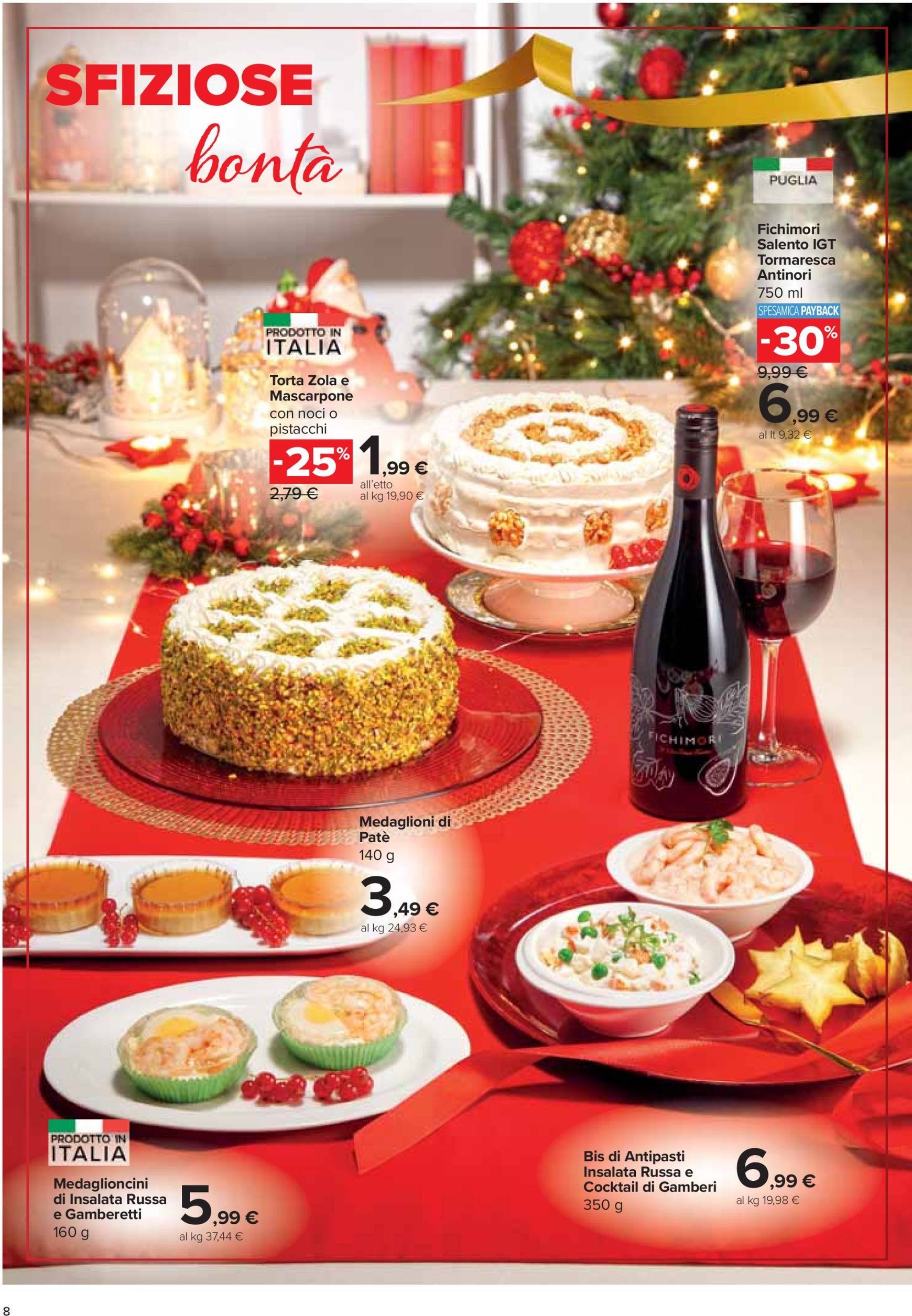 carrefour - Volantino Carrefour - Pranzo di Natale valido dal 28/11 al 24/12 - page: 8