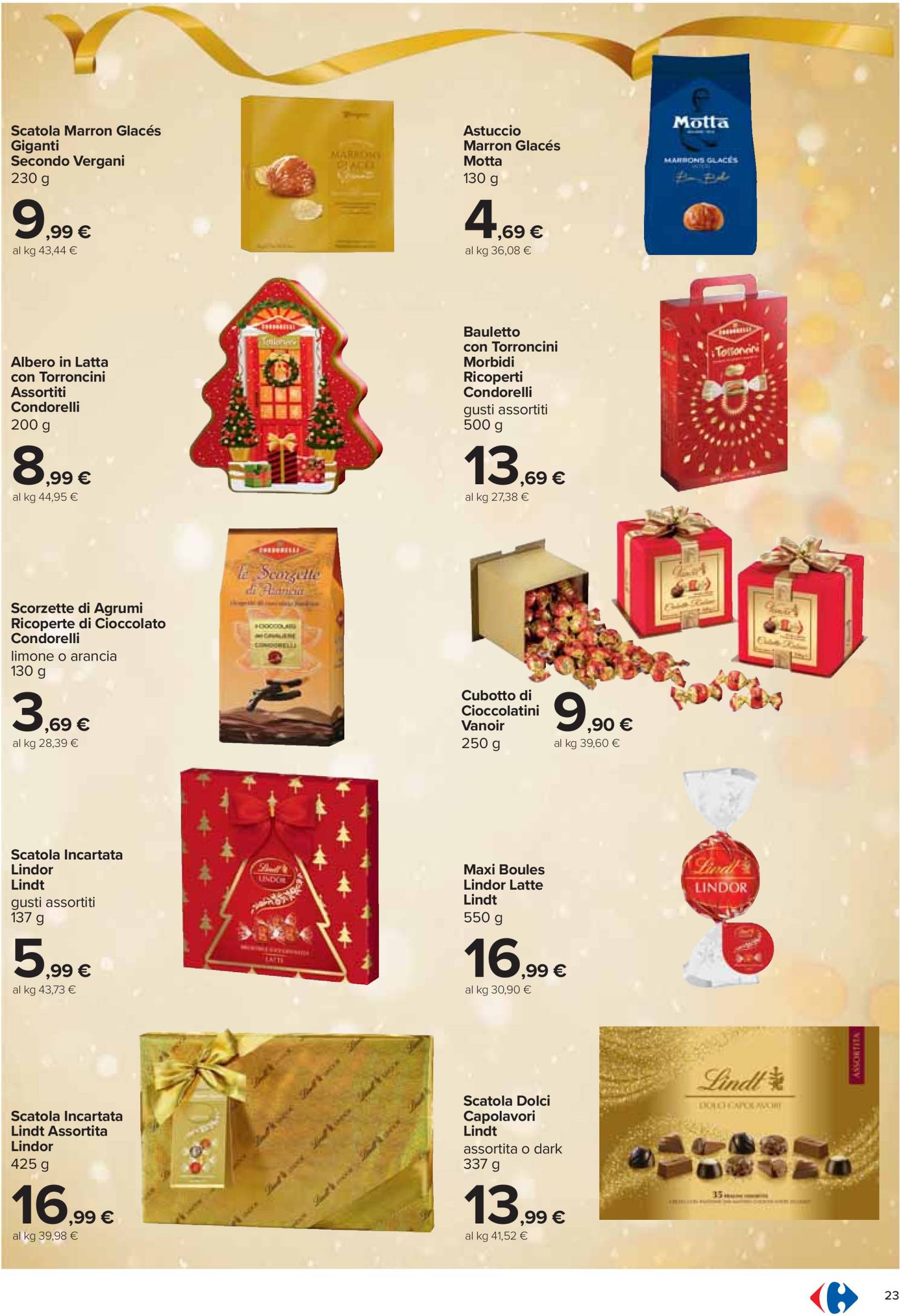 carrefour - Volantino Carrefour - Pranzo di Natale valido dal 28/11 al 24/12 - page: 23