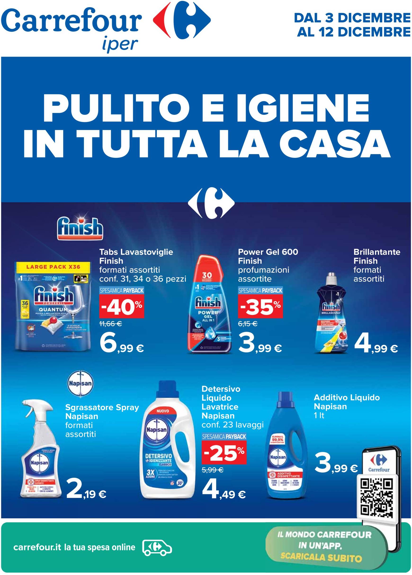 carrefour - Volantino Carrefour - Speciale pulito e igiene valido dal 03/12 al 12/12