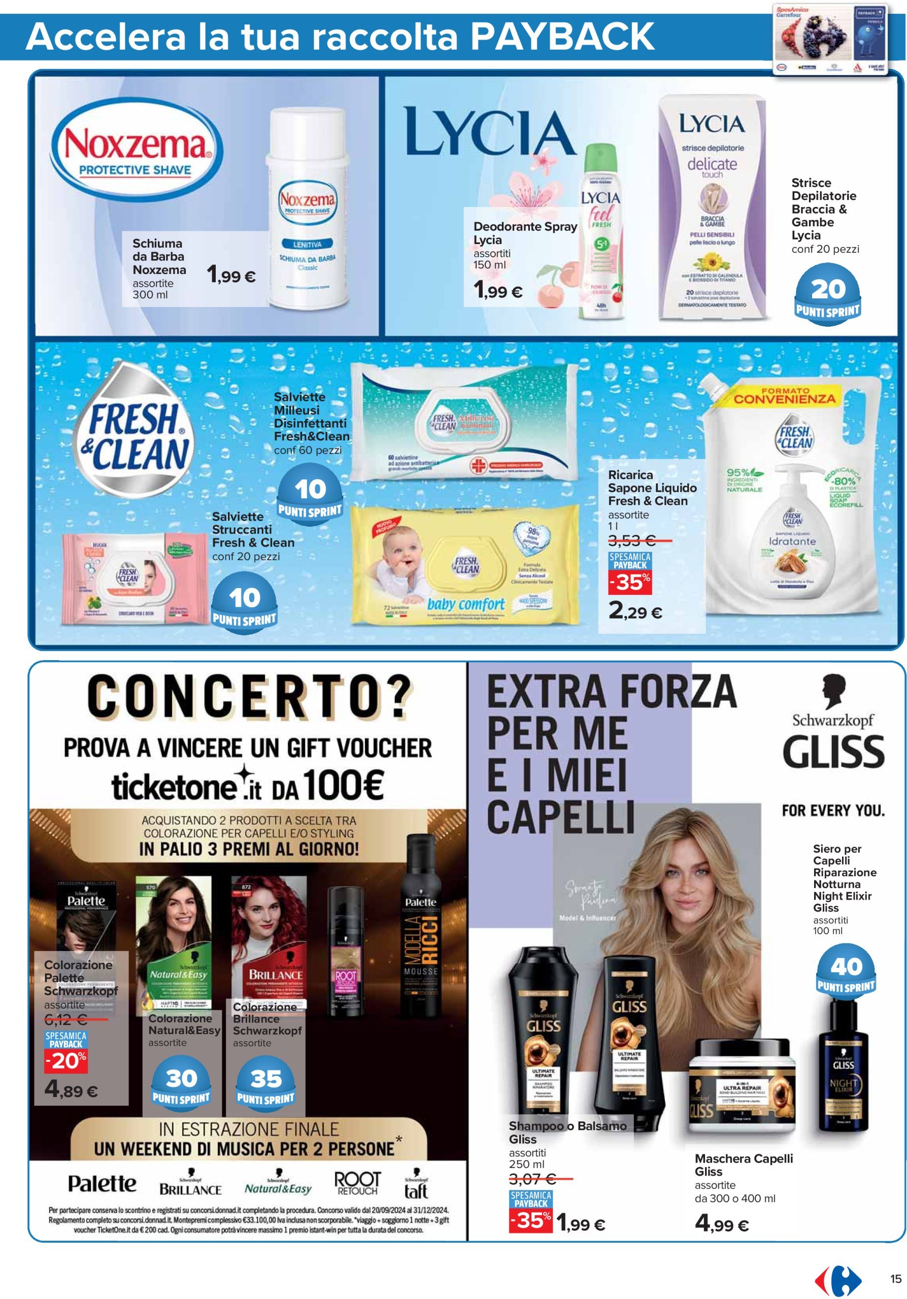 carrefour - Volantino Carrefour - Punti Sprint Payback valido dal 13/12 al 26/12 - page: 15