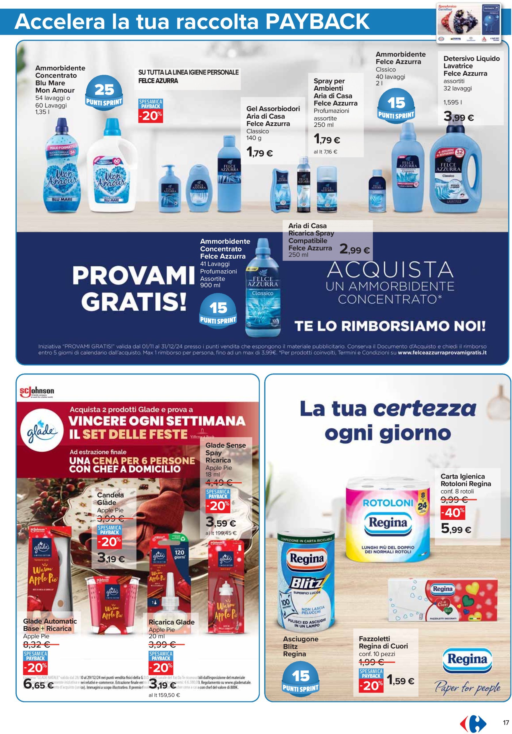 carrefour - Volantino Carrefour - Punti Sprint Payback valido dal 13/12 al 26/12 - page: 17