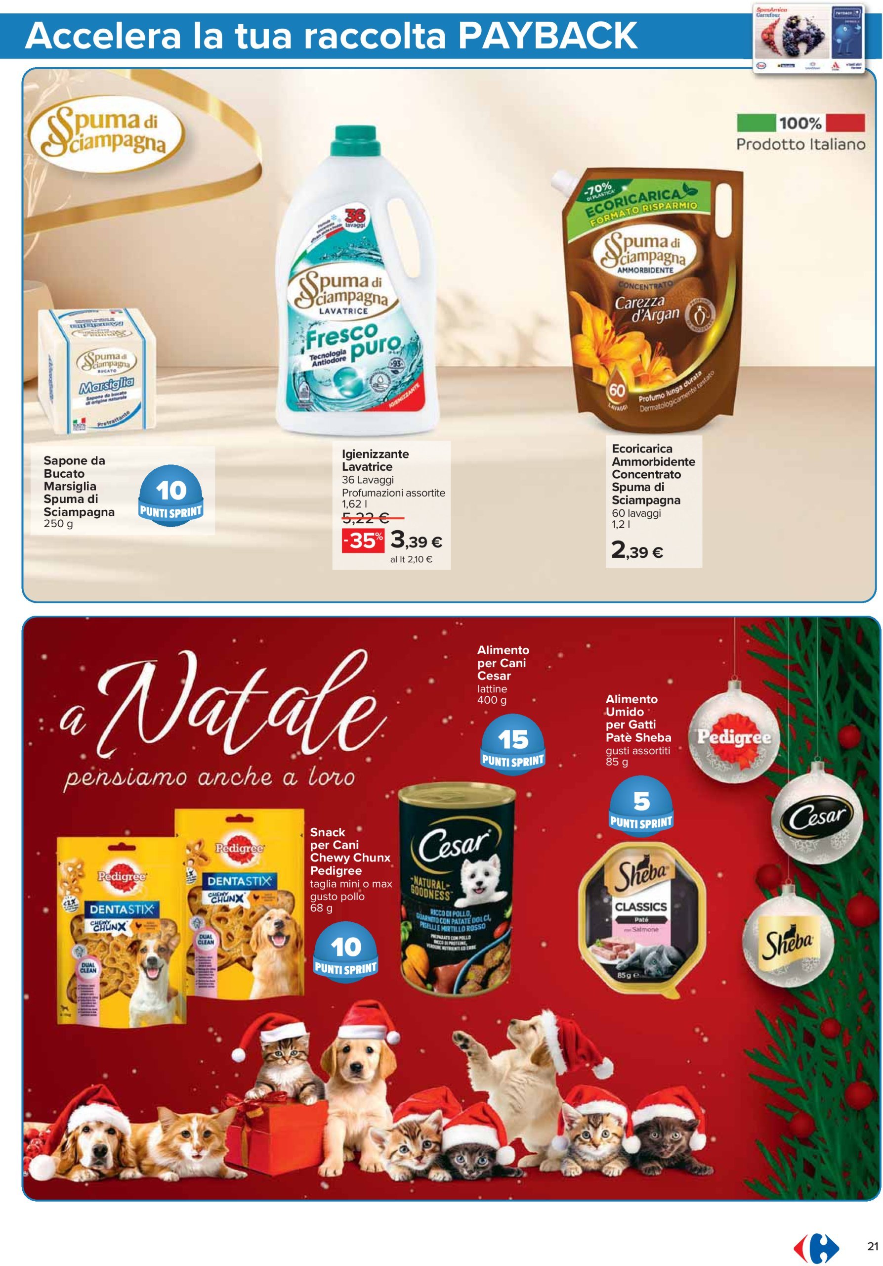 carrefour - Volantino Carrefour - Punti Sprint Payback valido dal 13/12 al 26/12 - page: 21