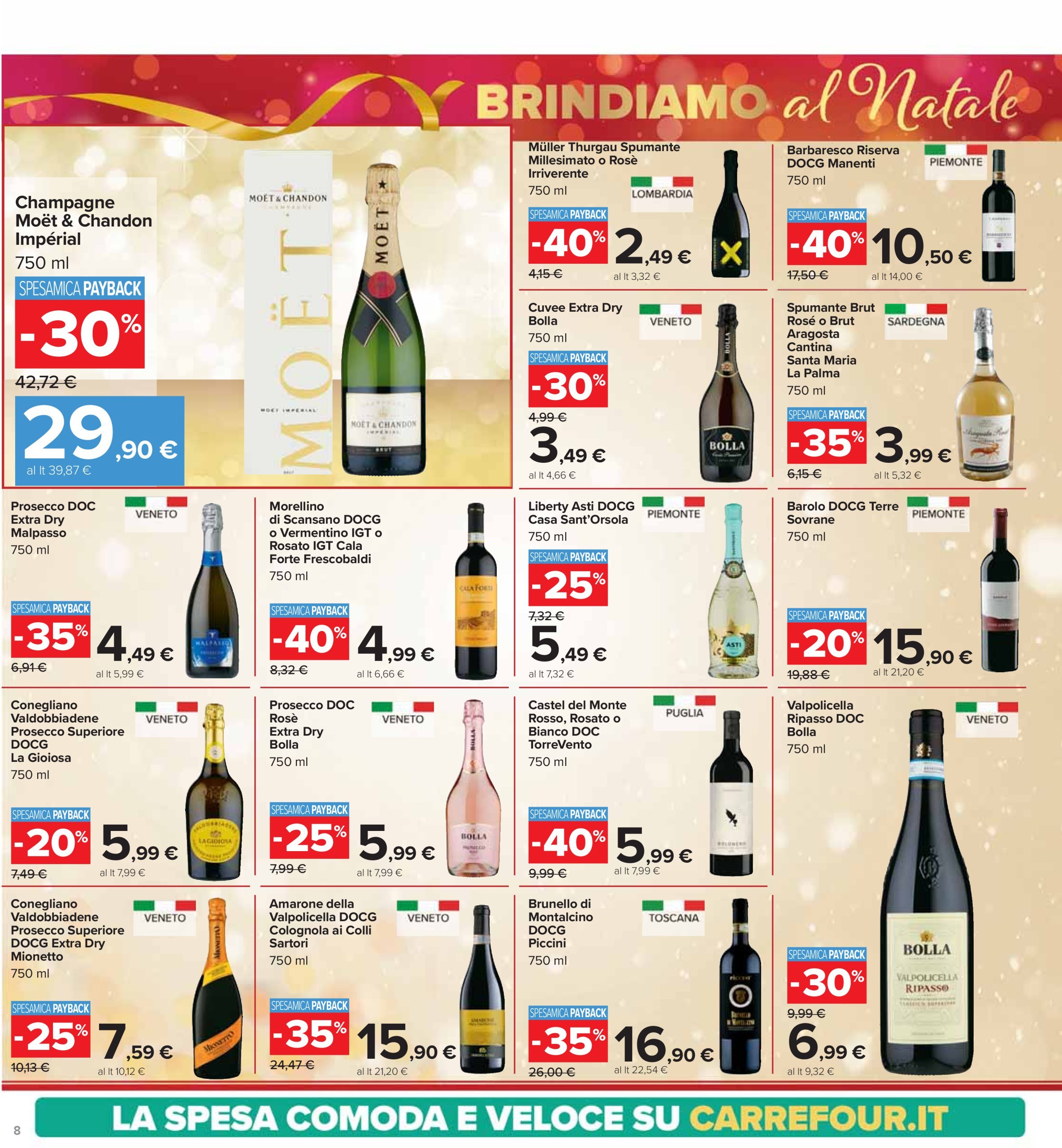 carrefour - Volantino Carrefour - Un Natale pi buono valido dal 13/12 al 26/12 - page: 8