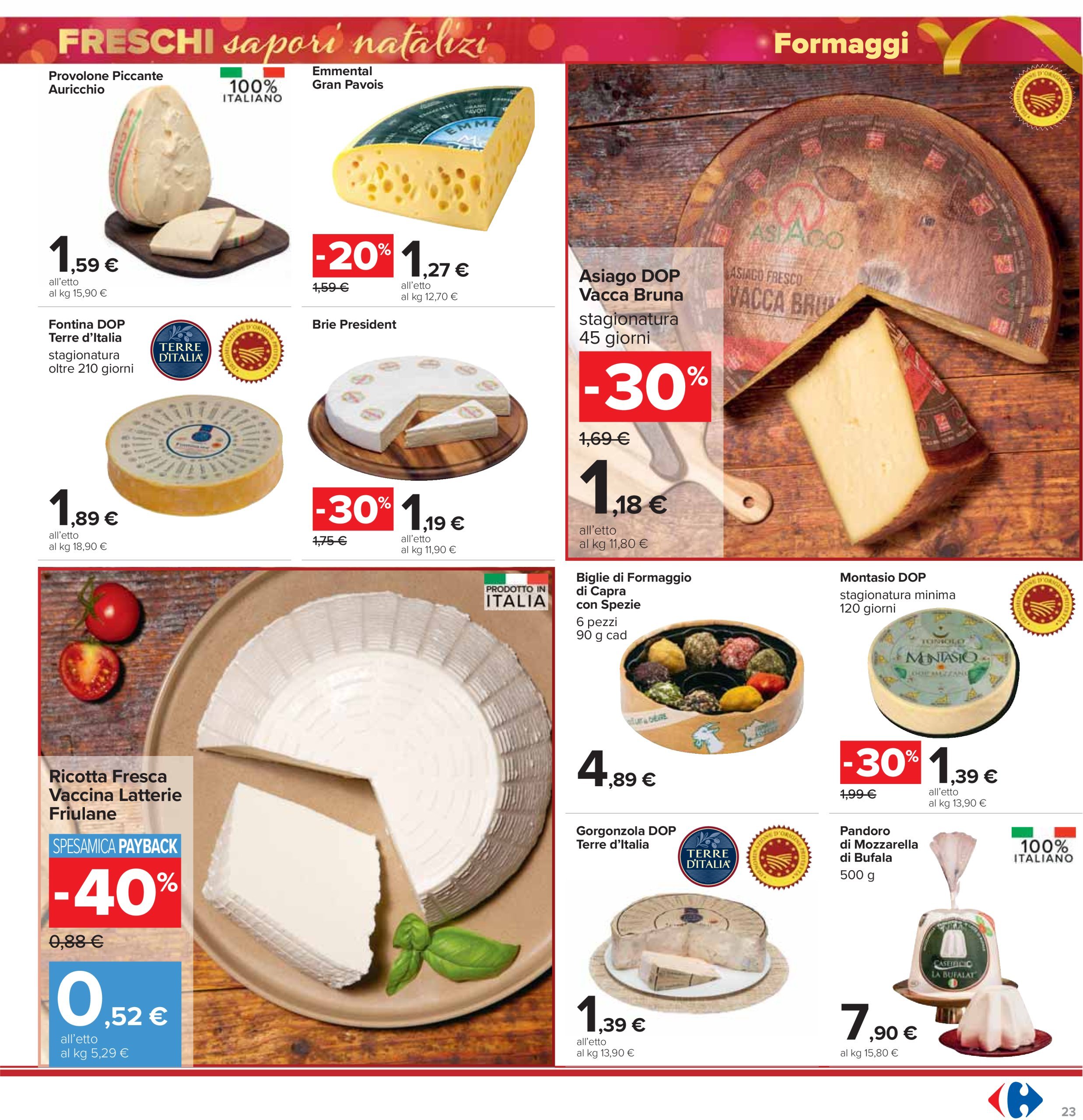 carrefour - Volantino Carrefour - Un Natale pi buono valido dal 13/12 al 26/12 - page: 23