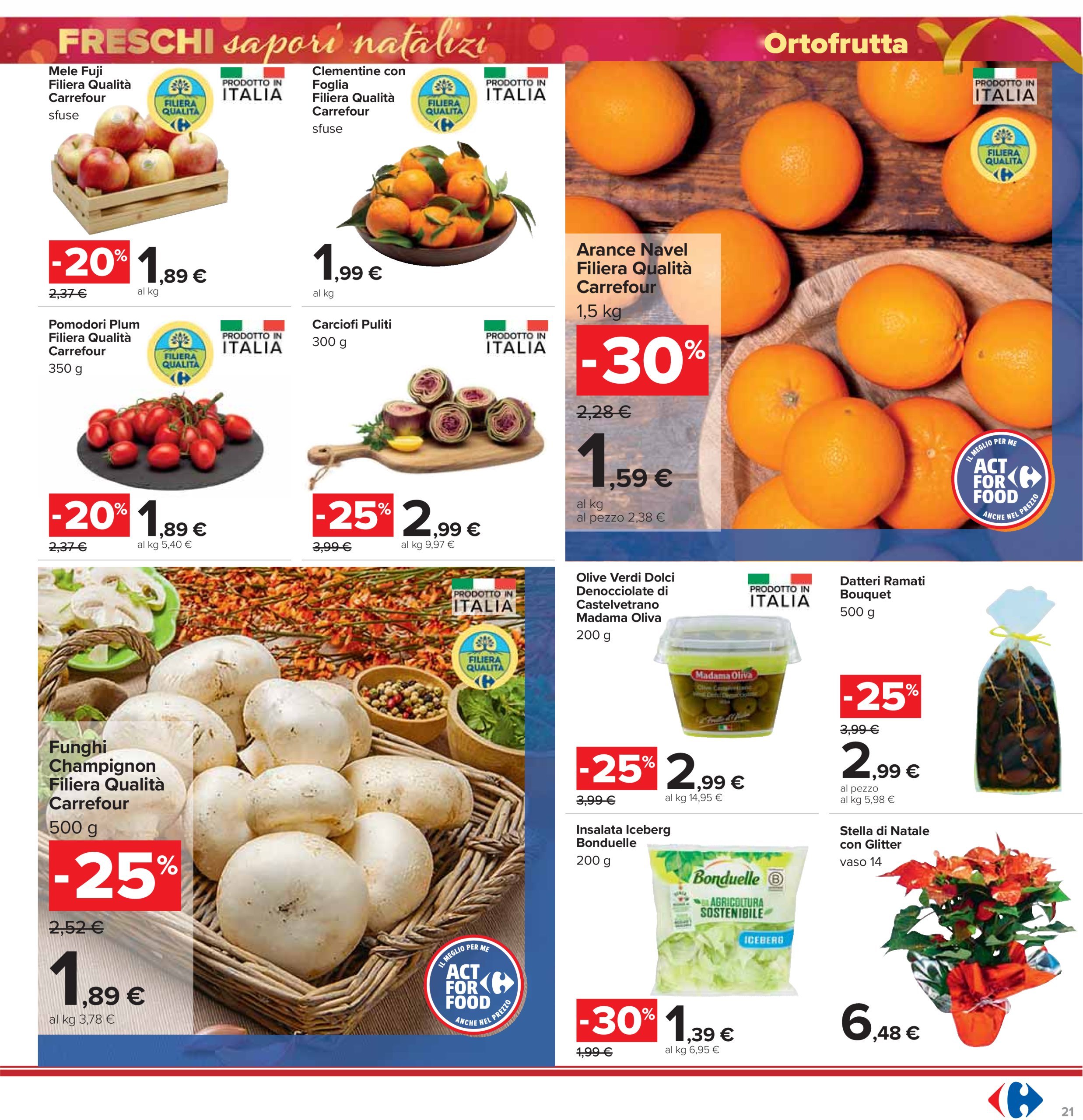 carrefour - Volantino Carrefour - Un Natale pi buono valido dal 13/12 al 26/12 - page: 21