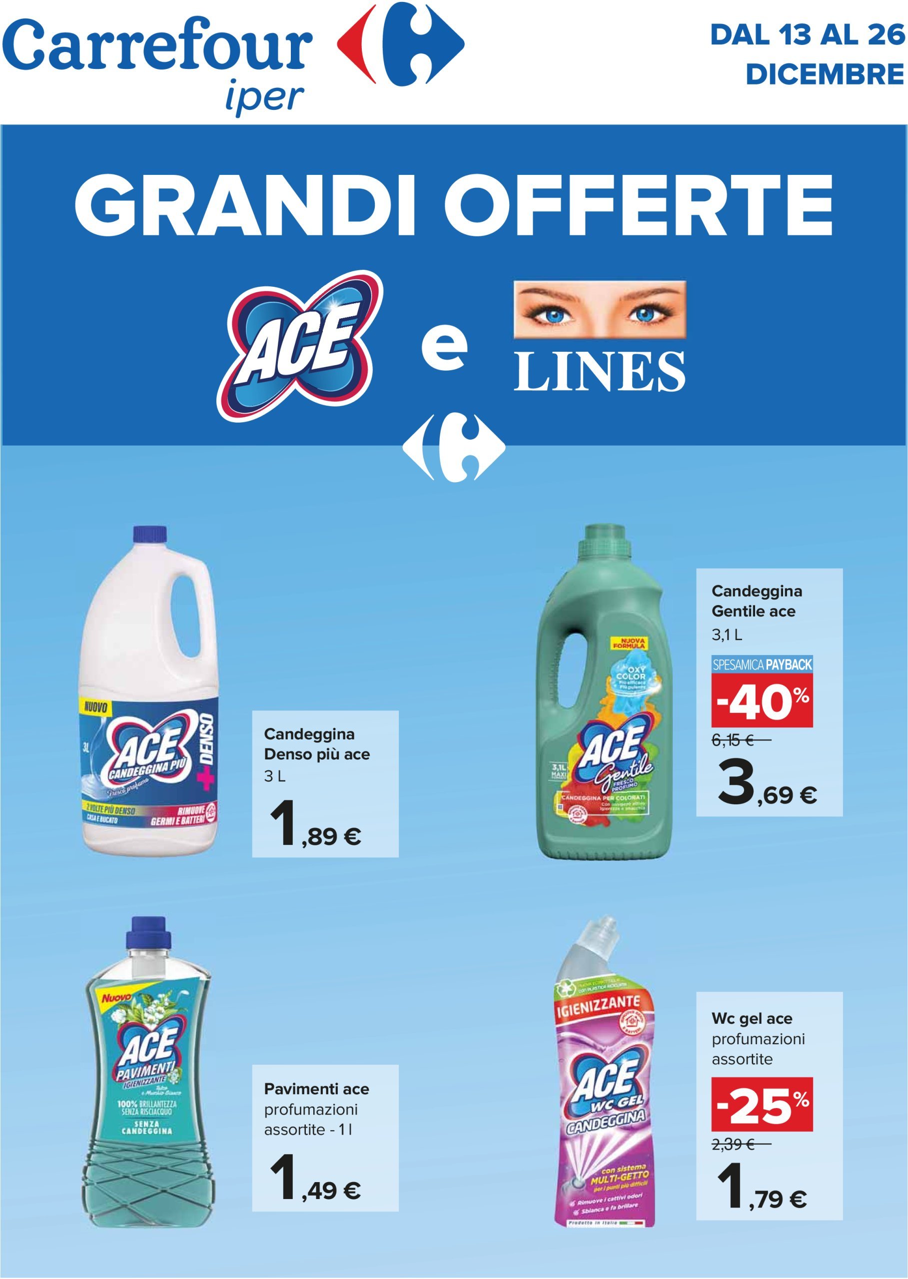 carrefour - Volantino Carrefour - Grandi offerte valido dal 13/12 al 26/12