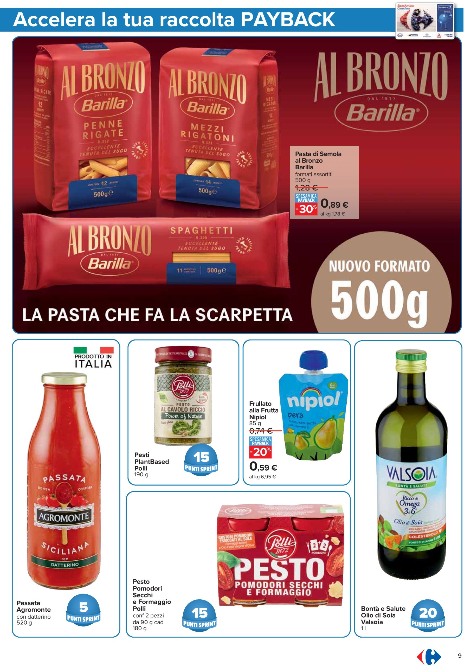 carrefour - Volantino Carrefour - Punti Sprint Payback valido dal 27/12 al 02/01 - page: 9