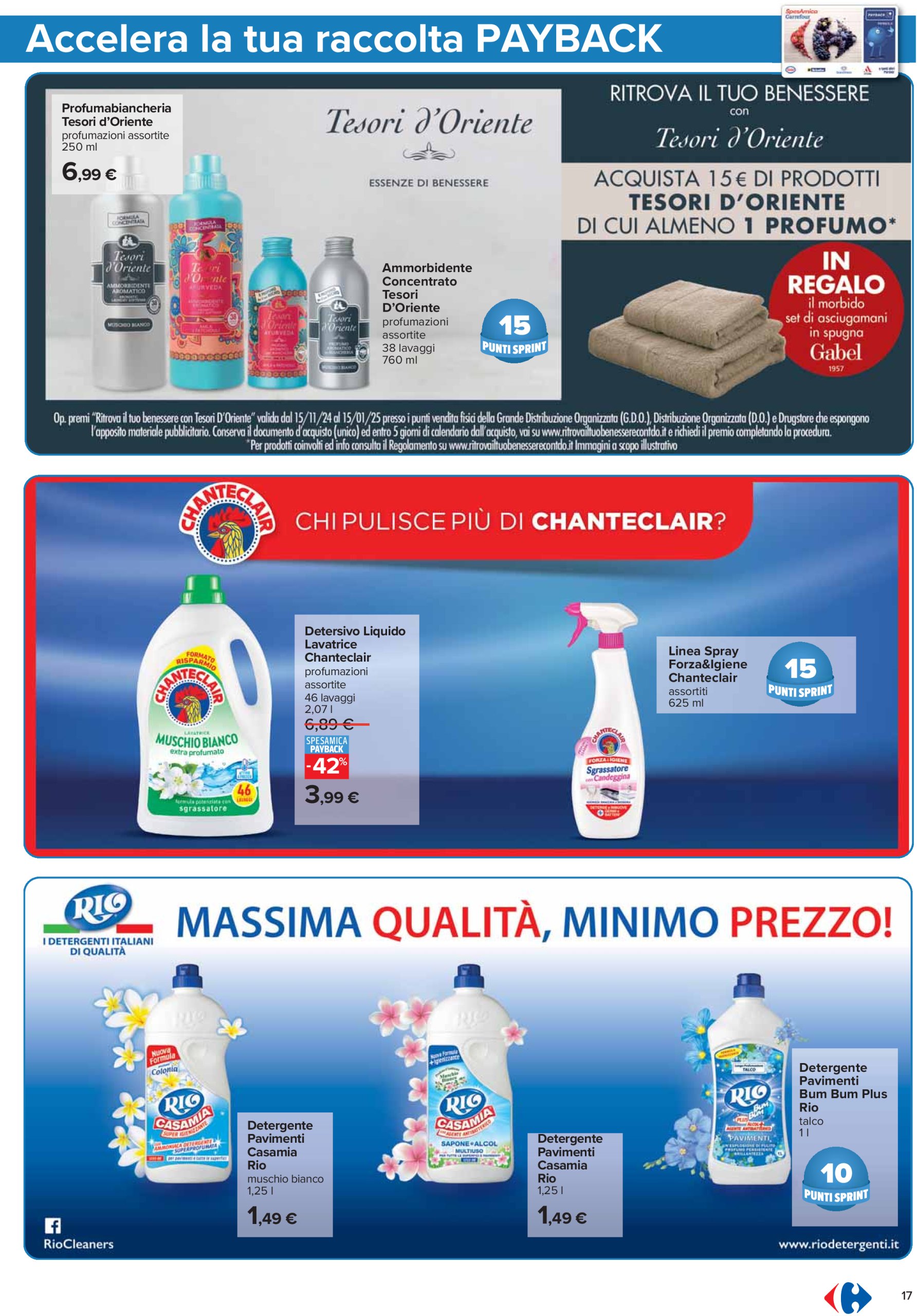 carrefour - Volantino Carrefour - Punti Sprint Payback valido dal 27/12 al 02/01 - page: 17