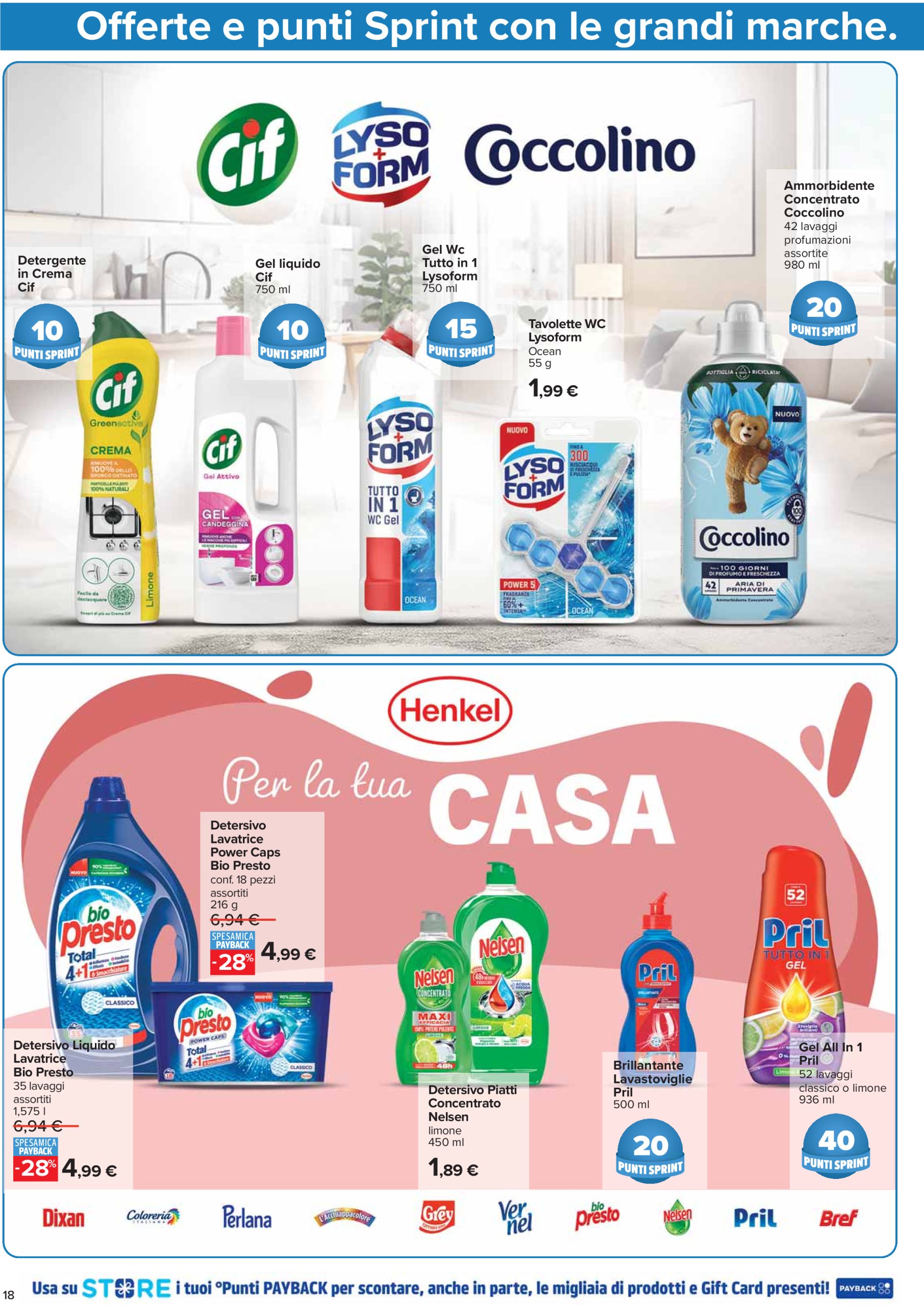 carrefour - Volantino Carrefour - Punti Sprint Payback valido dal 27/12 al 02/01 - page: 18