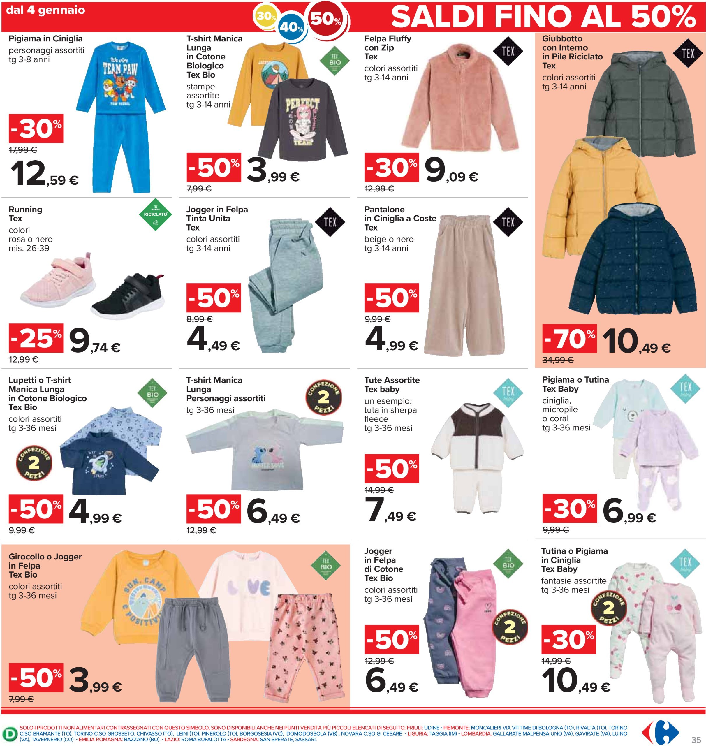 carrefour - Volantino Carrefour - Saldi 1+1 valido dal 03/01 al 15/01 - page: 35