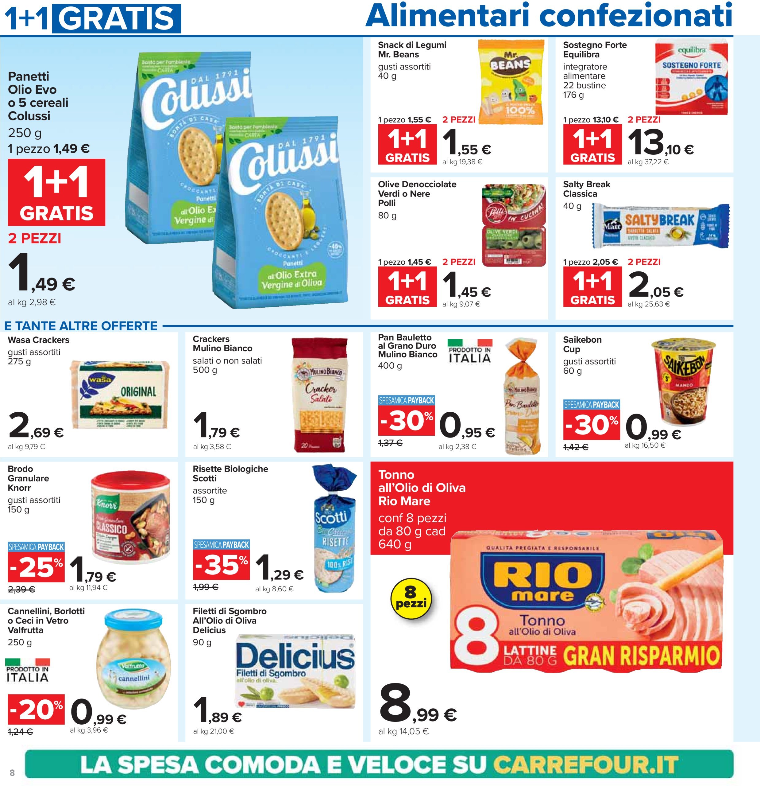 carrefour - Volantino Carrefour - Saldi 1+1 valido dal 03/01 al 15/01 - page: 8