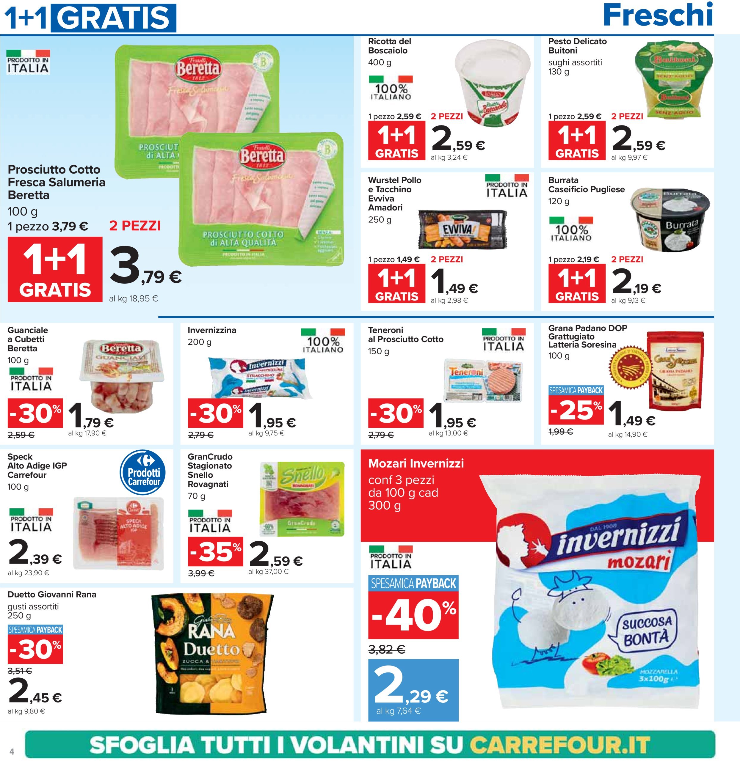 carrefour - Volantino Carrefour - Saldi 1+1 valido dal 03/01 al 15/01 - page: 4