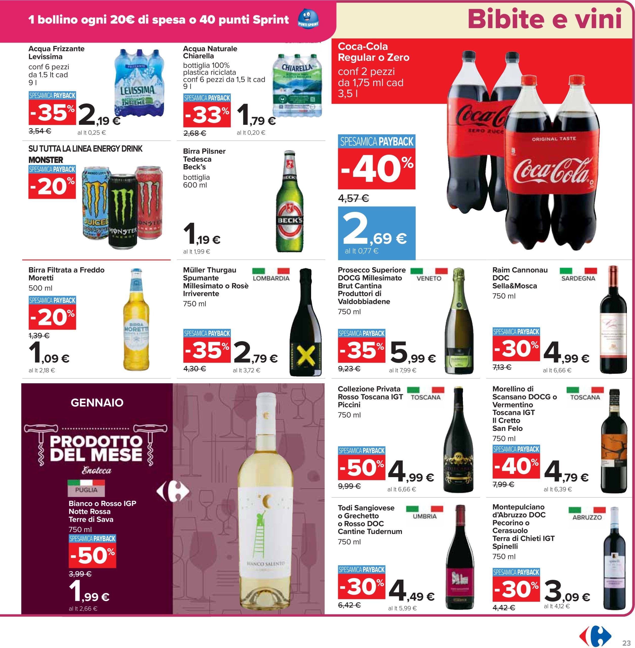 carrefour - Volantino Carrefour - Sottocosto Freschi valido dal 16/01 al 27/01 - page: 23