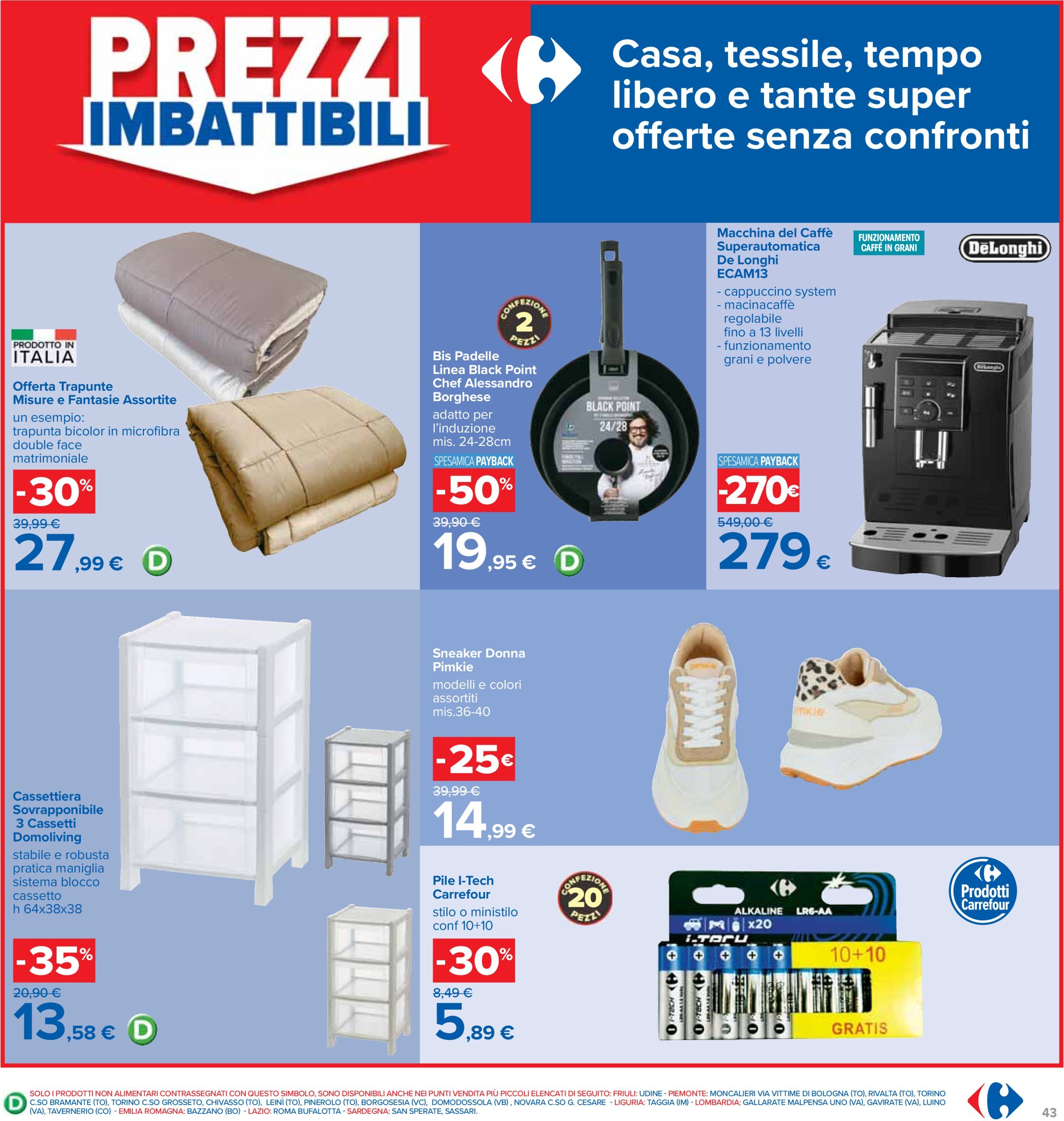 carrefour - Volantino Carrefour - Sottocosto Freschi valido dal 16/01 al 27/01 - page: 43