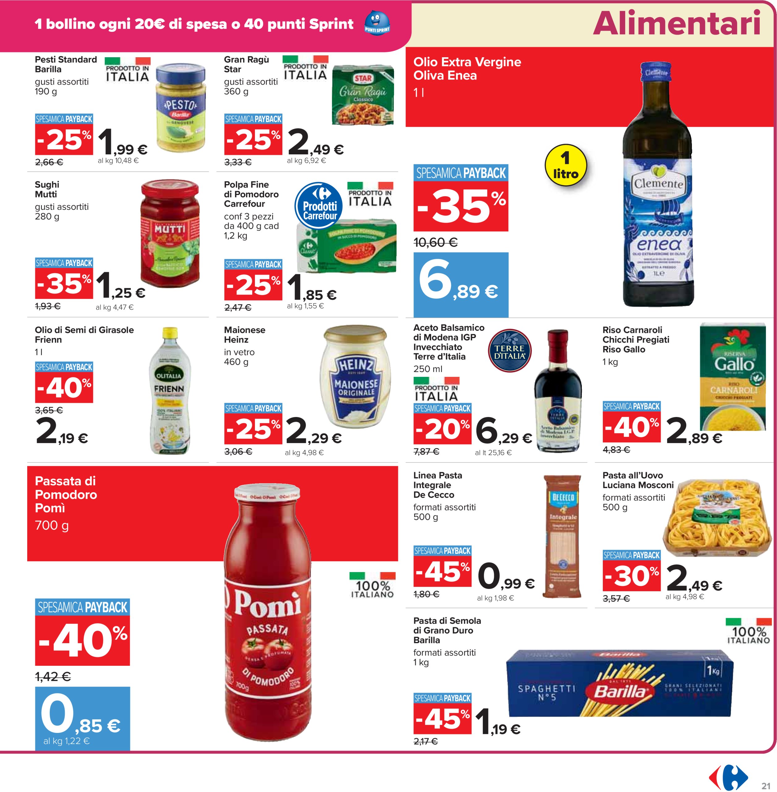 carrefour - Volantino Carrefour - Sottocosto Freschi valido dal 16/01 al 27/01 - page: 21