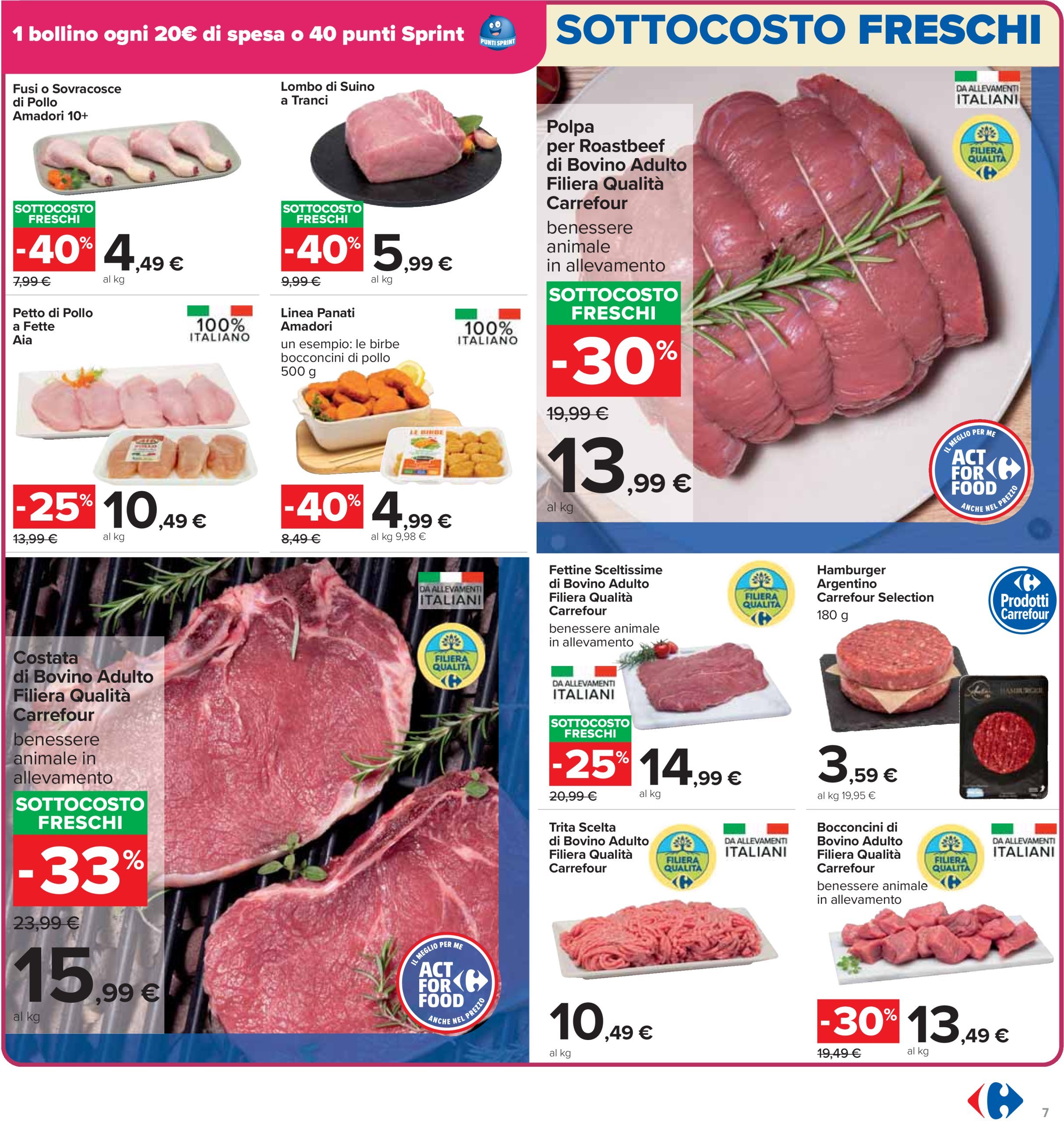 carrefour - Volantino Carrefour - Sottocosto Freschi valido dal 16/01 al 27/01 - page: 7