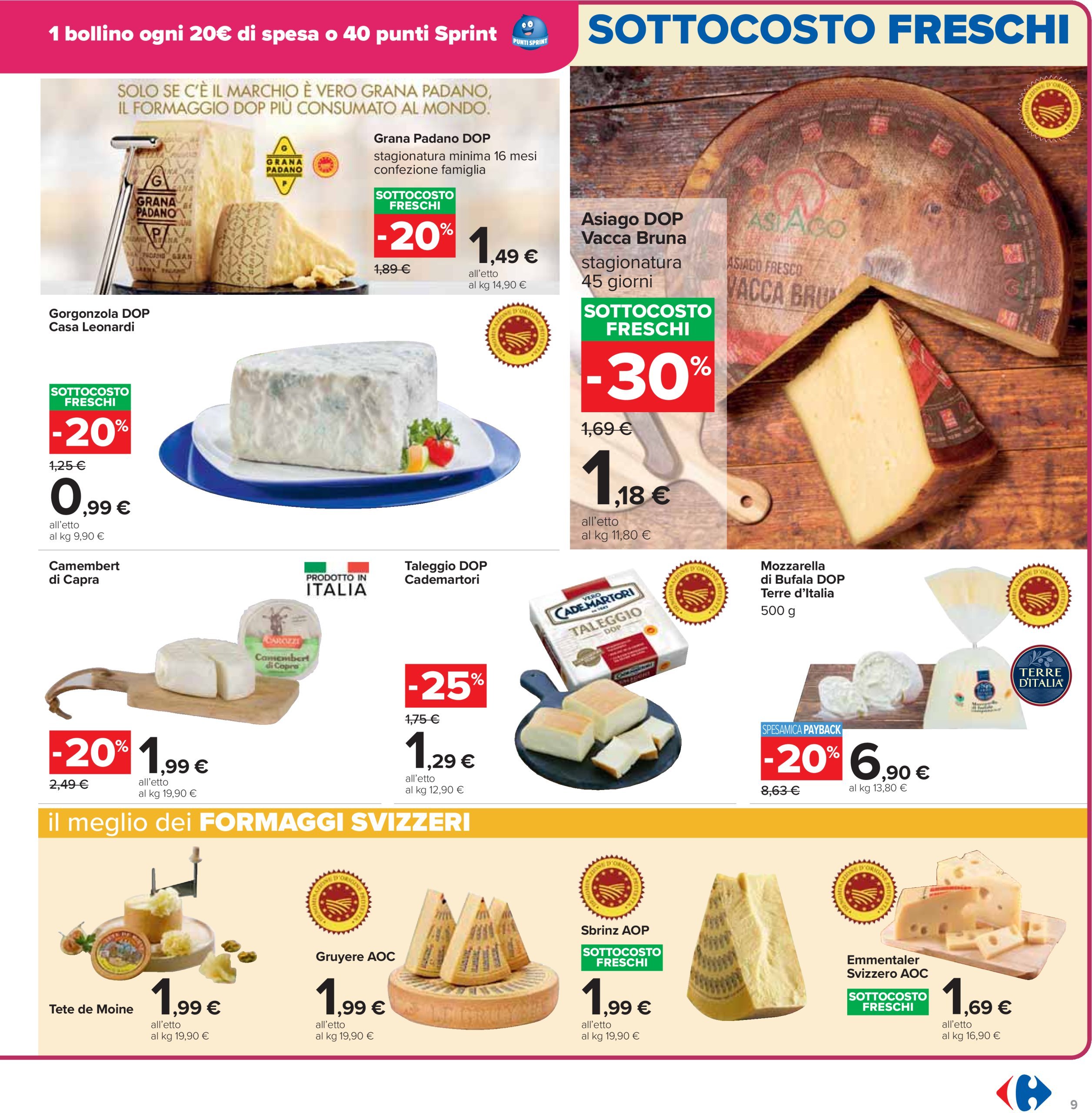 carrefour - Volantino Carrefour - Sottocosto Freschi valido dal 16/01 al 27/01 - page: 9