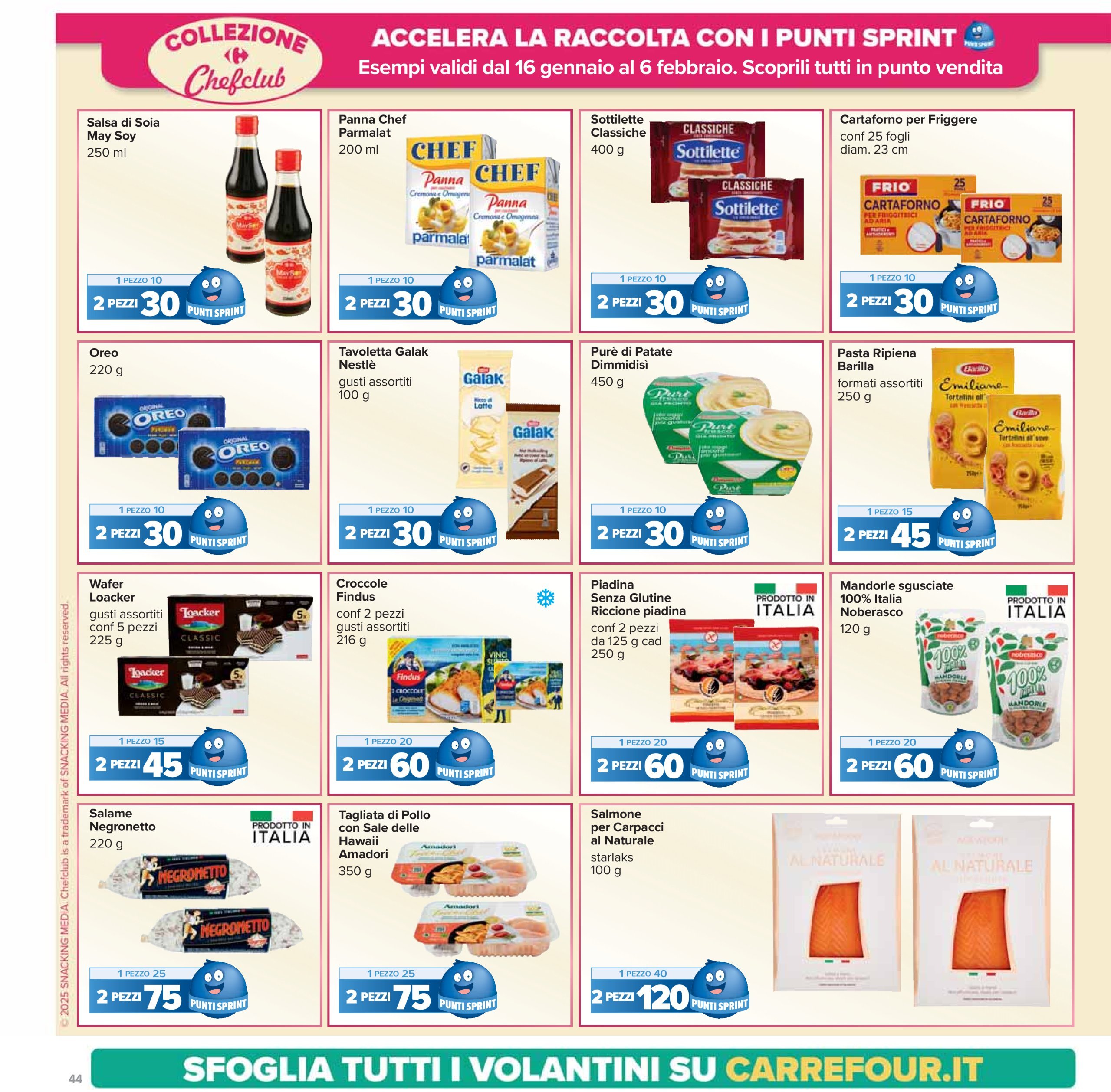 carrefour - Volantino Carrefour - Sottocosto Freschi valido dal 16/01 al 27/01 - page: 44