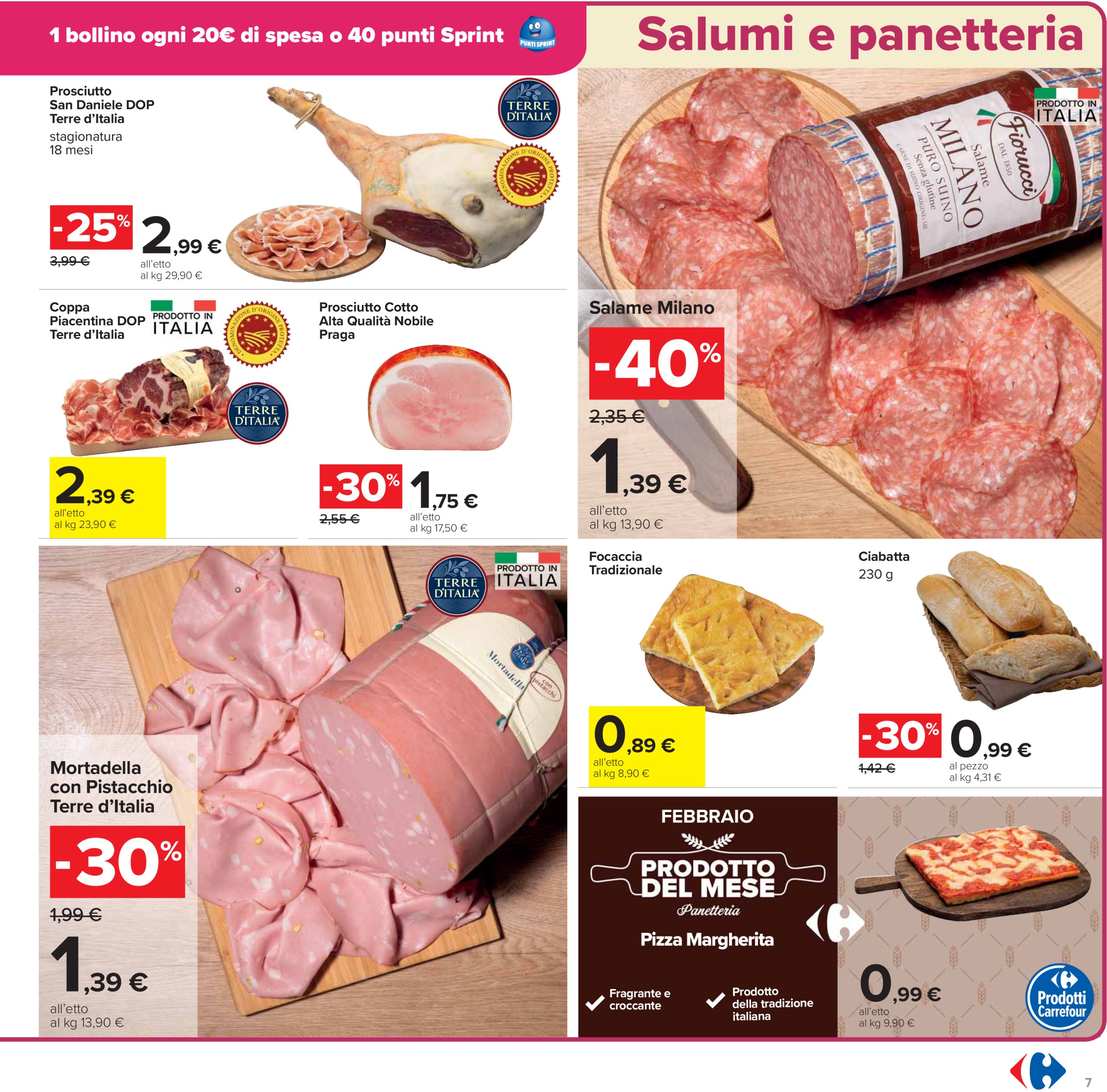 carrefour - Volantino Carrefour - Sconti 30%, 40% e 50% valido dal 28/01 al 06/02 - page: 7