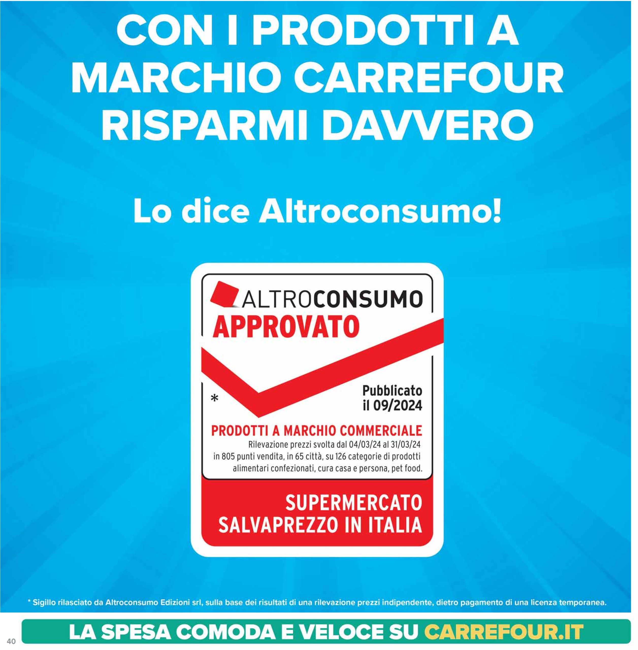 carrefour - Volantino Carrefour - Sconti 30%, 40% e 50% valido dal 28/01 al 06/02 - page: 40