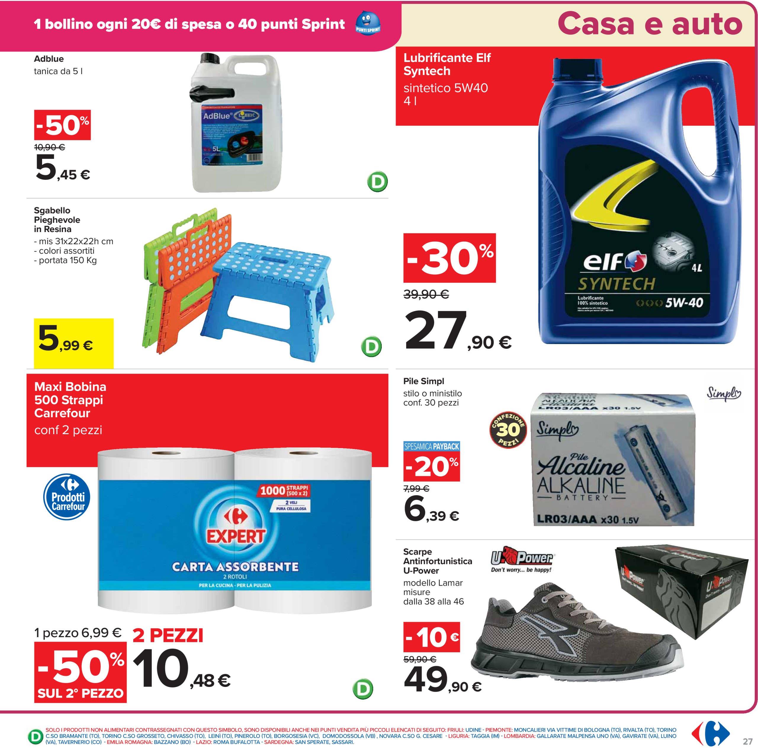 carrefour - Volantino Carrefour - Sconti 30%, 40% e 50% valido dal 28/01 al 06/02 - page: 27