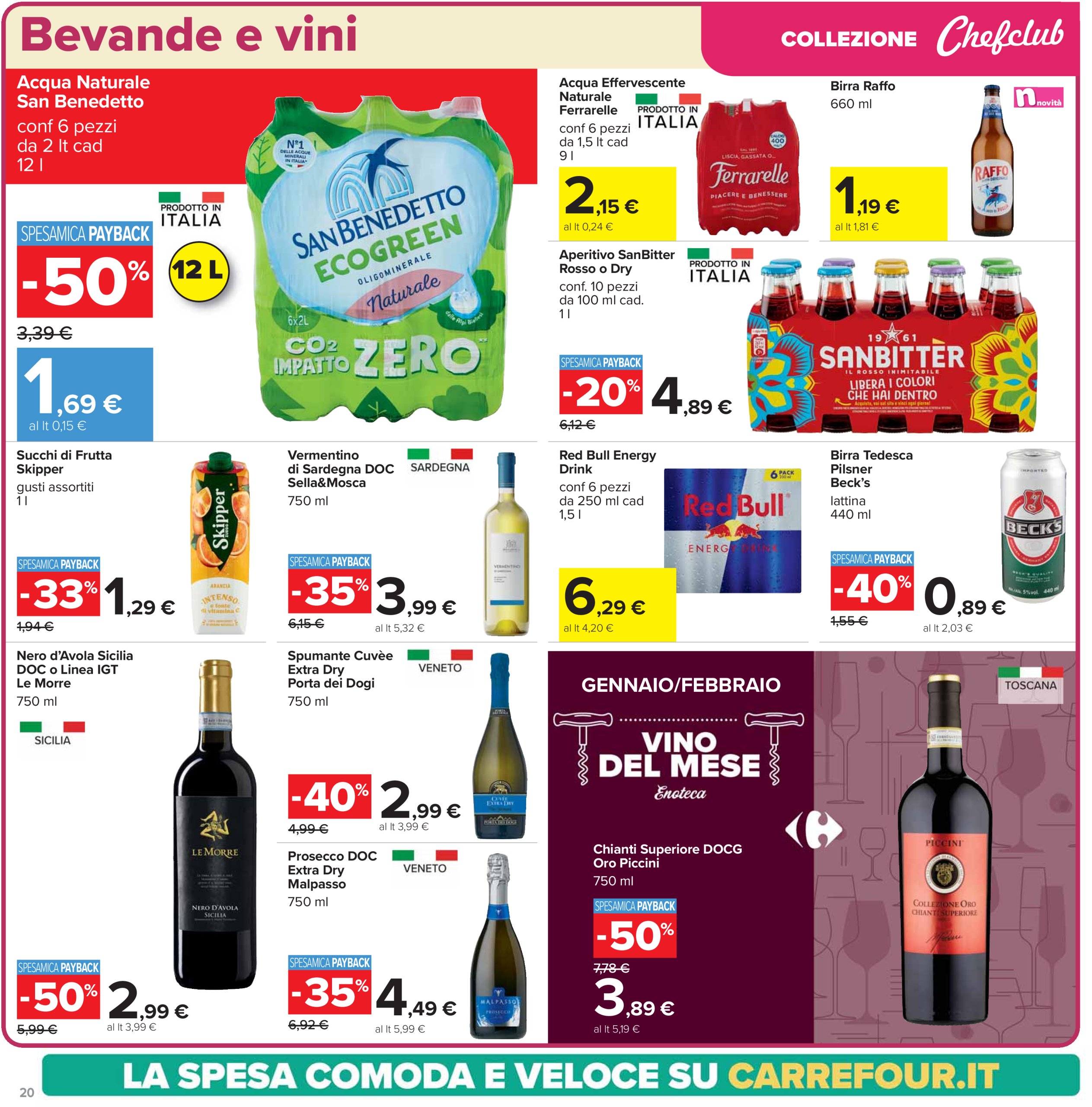 carrefour - Volantino Carrefour - Sconti 30%, 40% e 50% valido dal 28/01 al 06/02 - page: 20