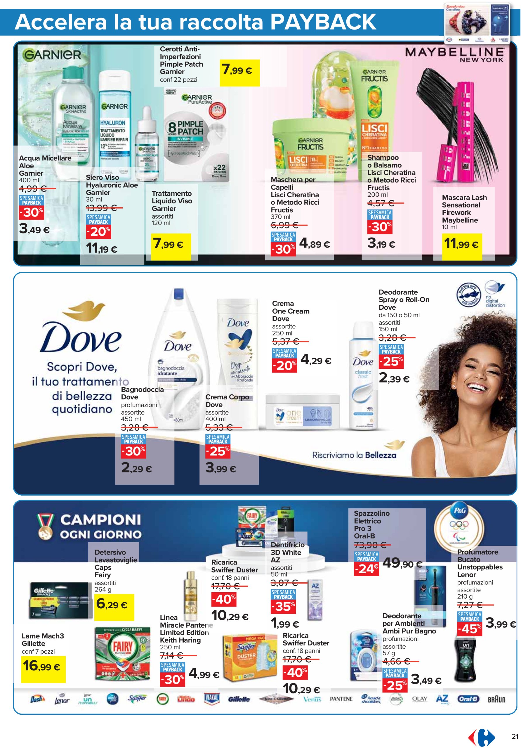 carrefour - Volantino Carrefour - Punti Sprint Payback valido dal 07/02 al 16/02 - page: 21