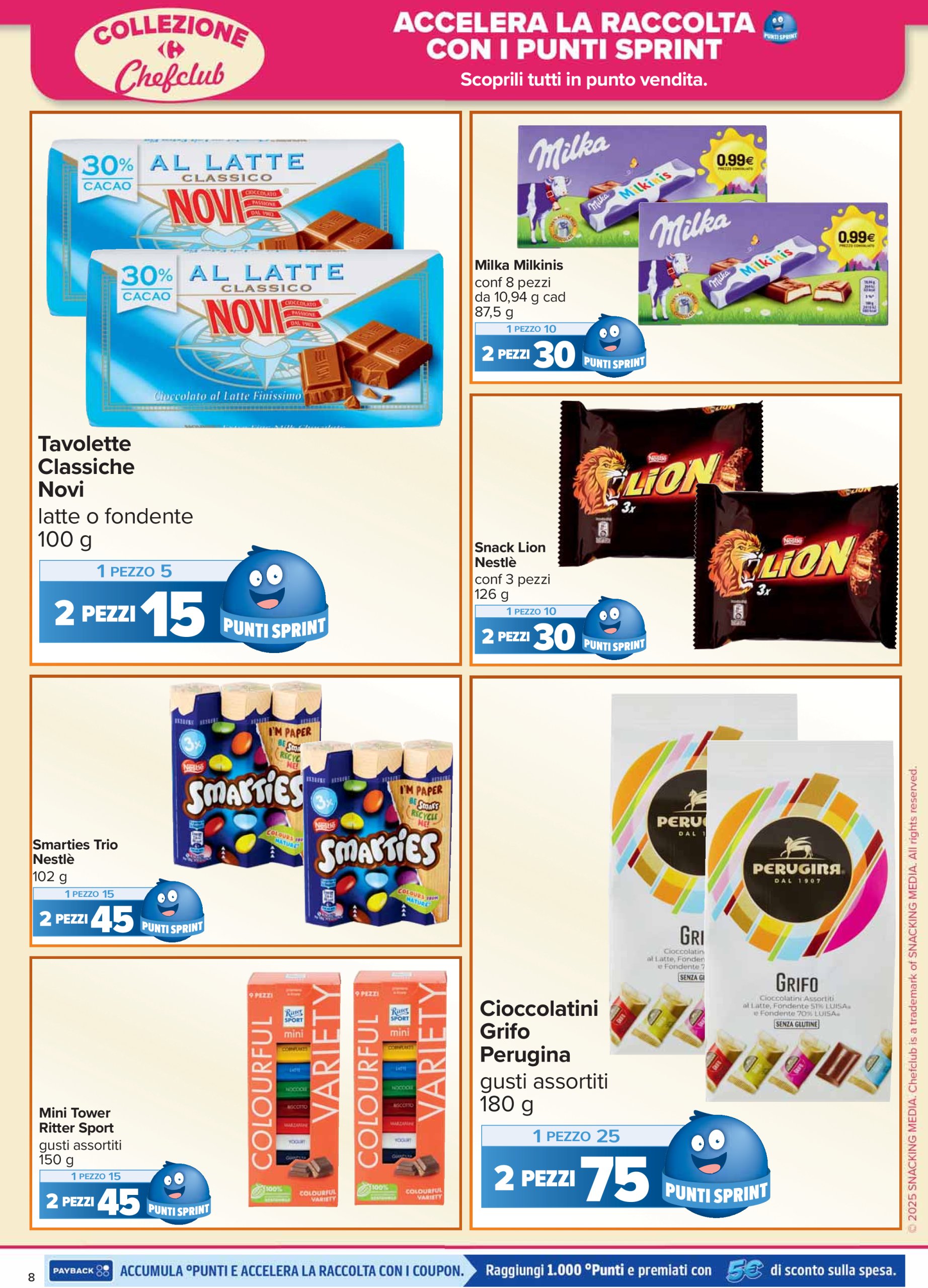 carrefour - Volantino Carrefour - Punti Sprint Payback valido dal 07/02 al 16/02 - page: 8