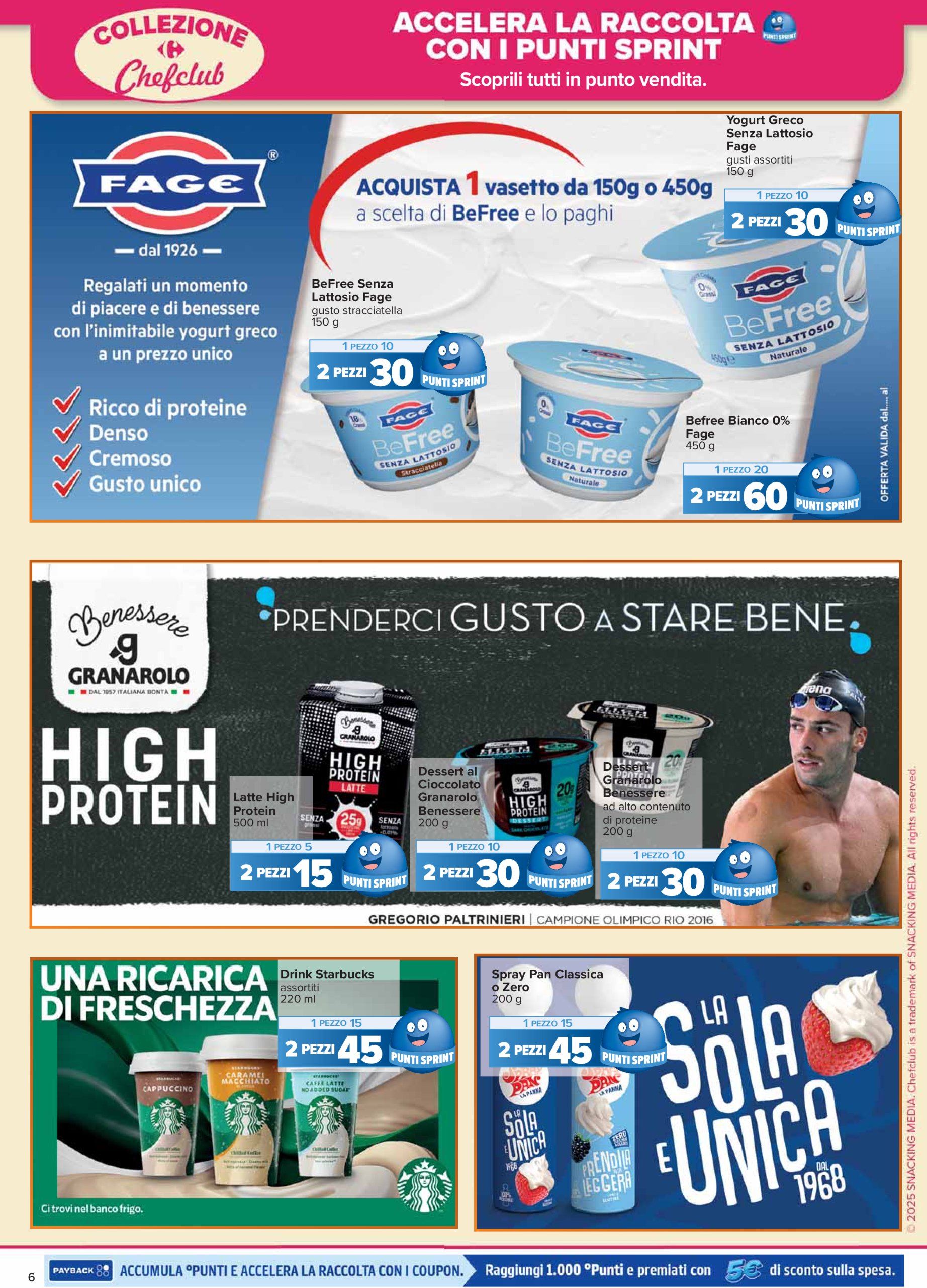 carrefour - Volantino Carrefour - Punti Sprint Payback valido dal 07/02 al 16/02 - page: 6