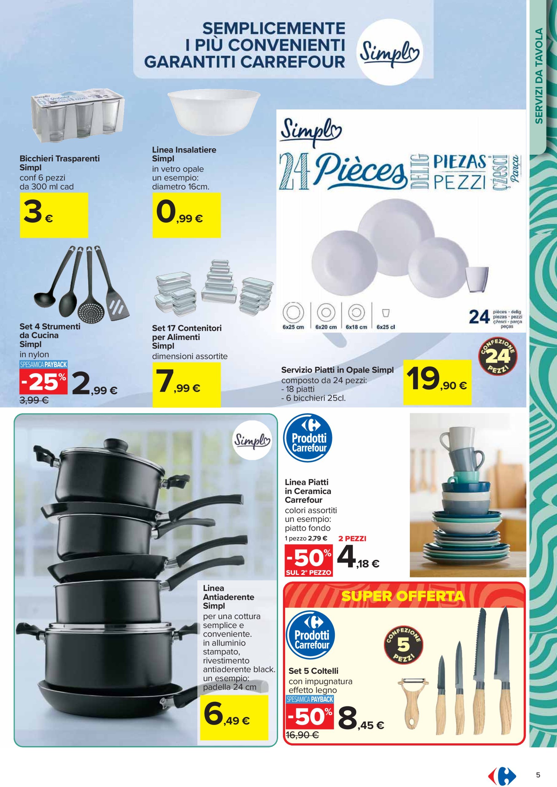 carrefour - Volantino Carrefour - Catalogo casa valido dal 18/02 al 17/03 - page: 5