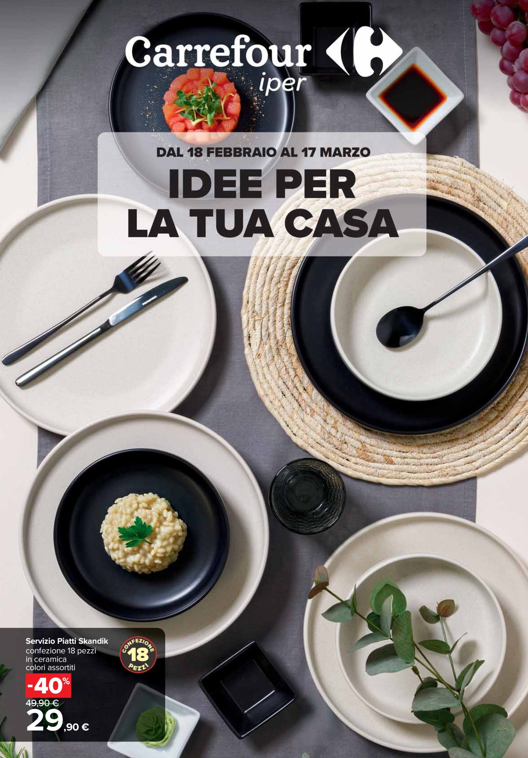 carrefour - Volantino Carrefour - Catalogo casa valido dal 18/02 al 17/03