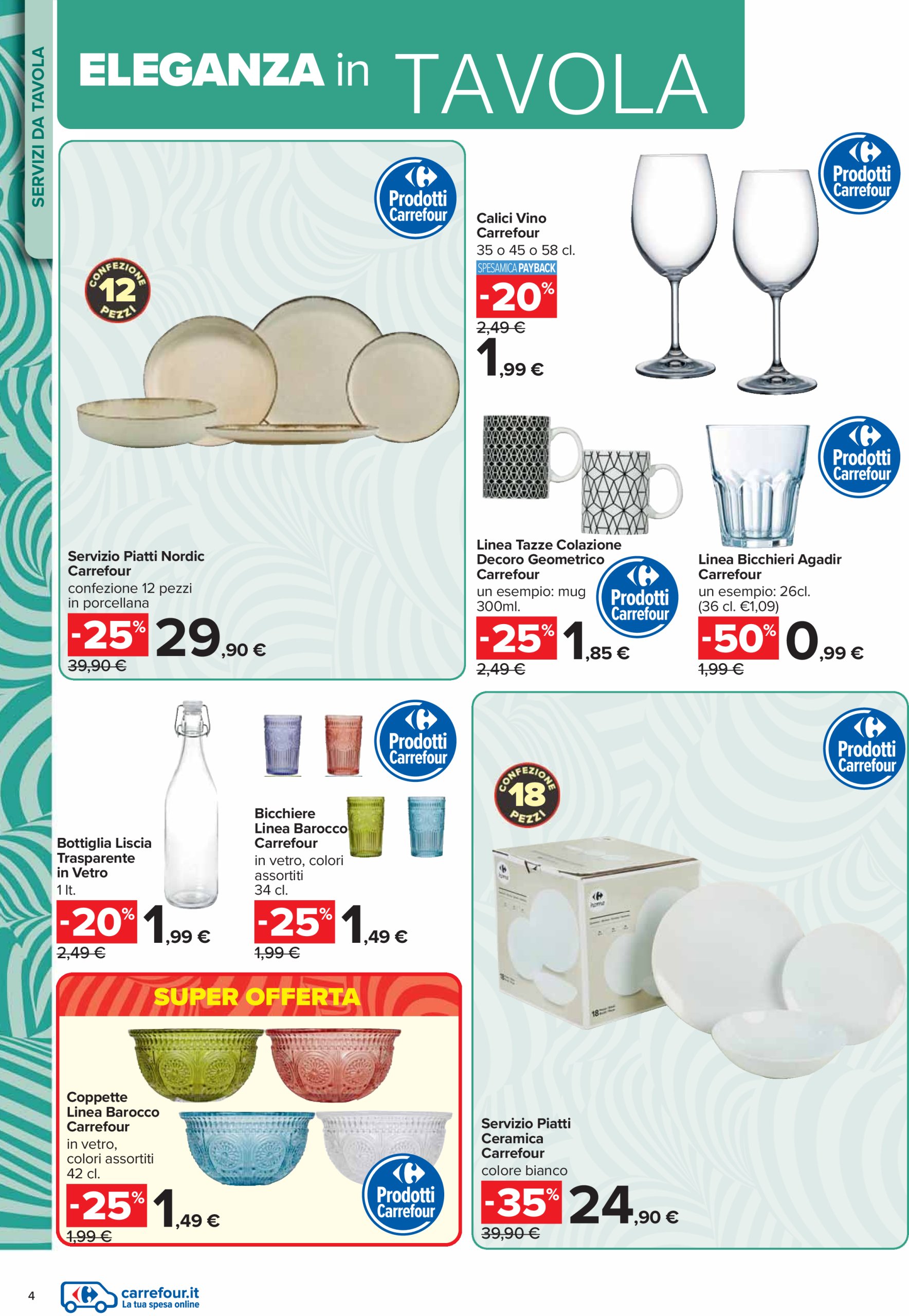 carrefour - Volantino Carrefour - Catalogo casa valido dal 18/02 al 17/03 - page: 4