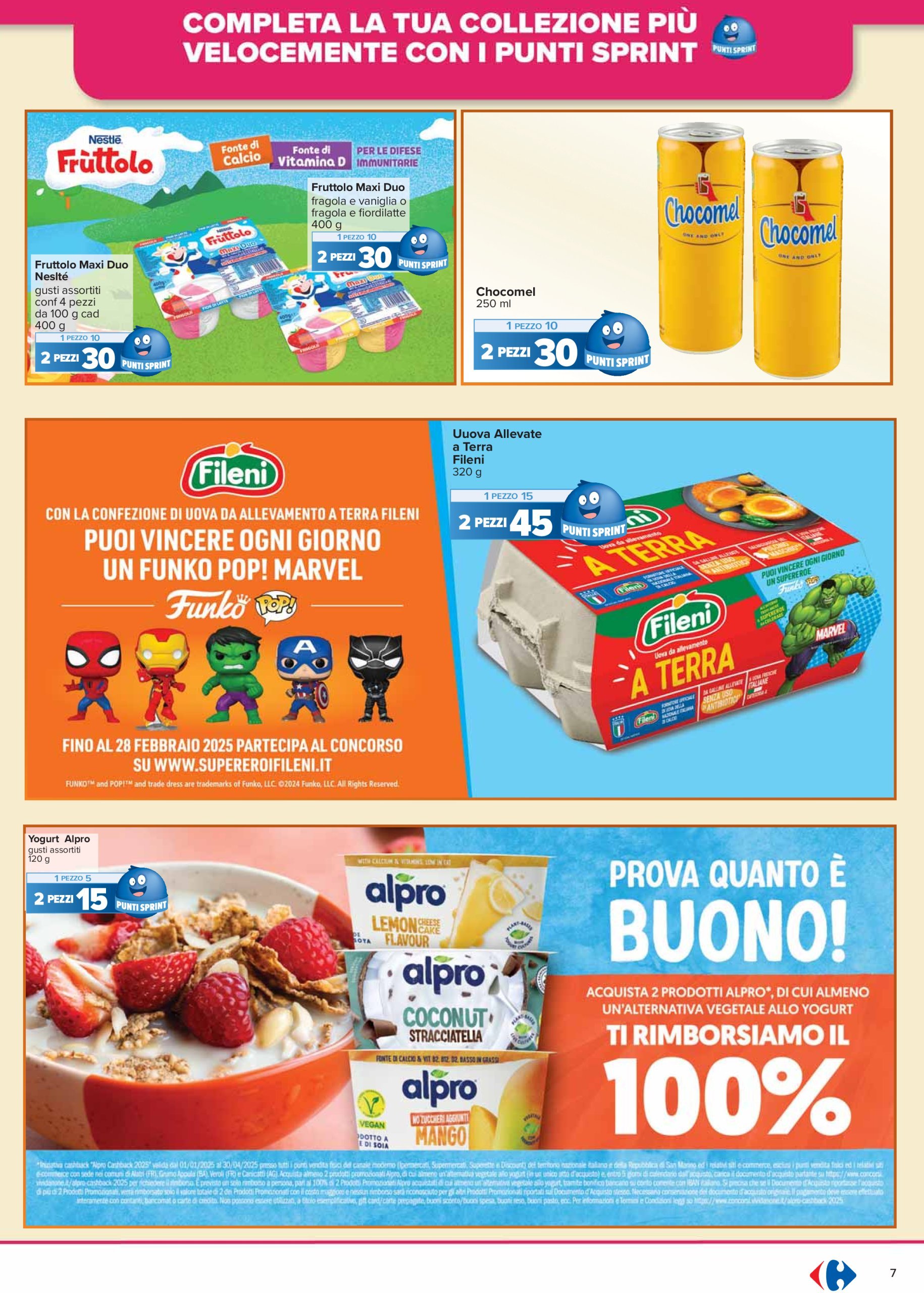 carrefour - Volantino Carrefour - Punti Sprint Payback valido dal 17/02 al 27/02 - page: 7