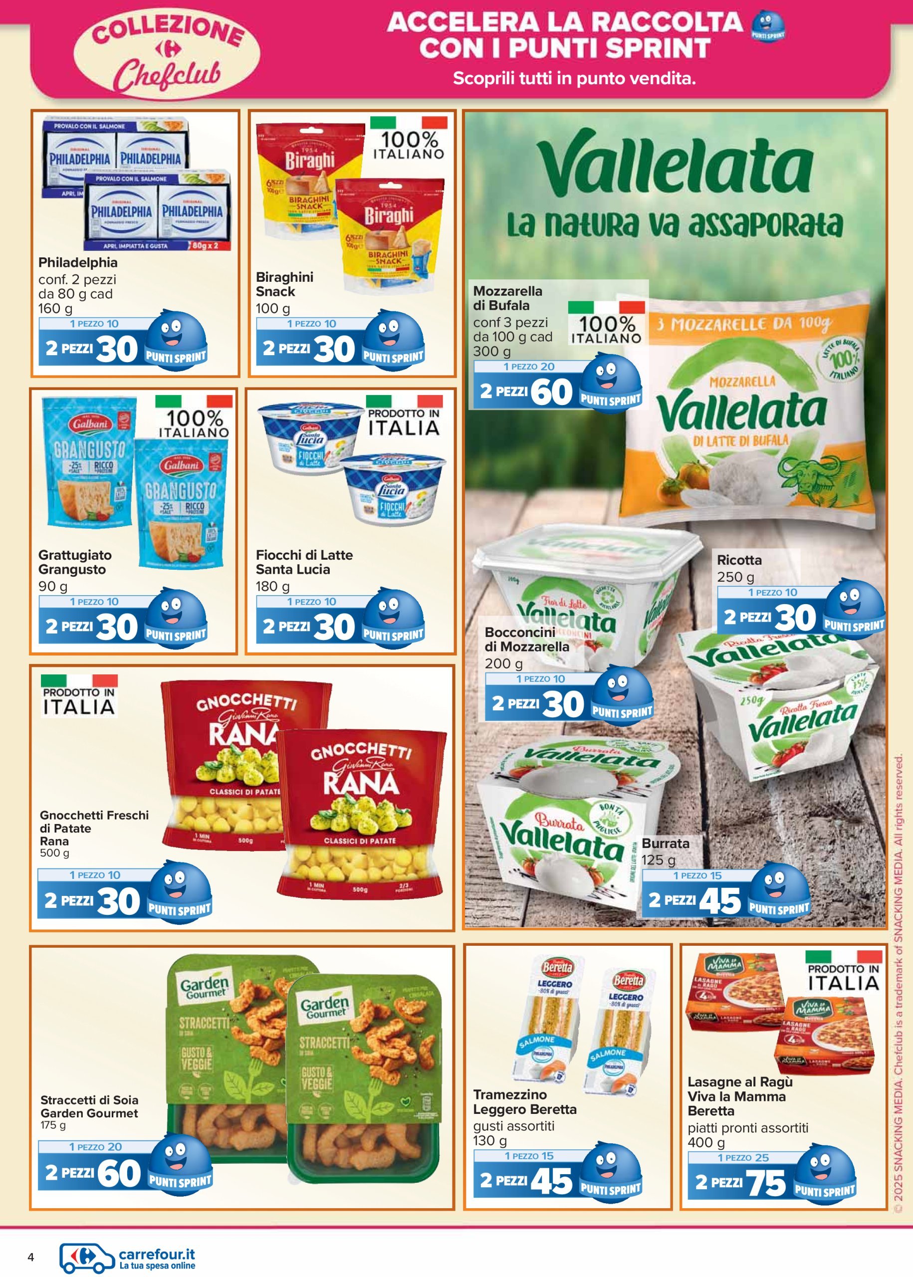 carrefour - Volantino Carrefour - Punti Sprint Payback valido dal 17/02 al 27/02 - page: 4