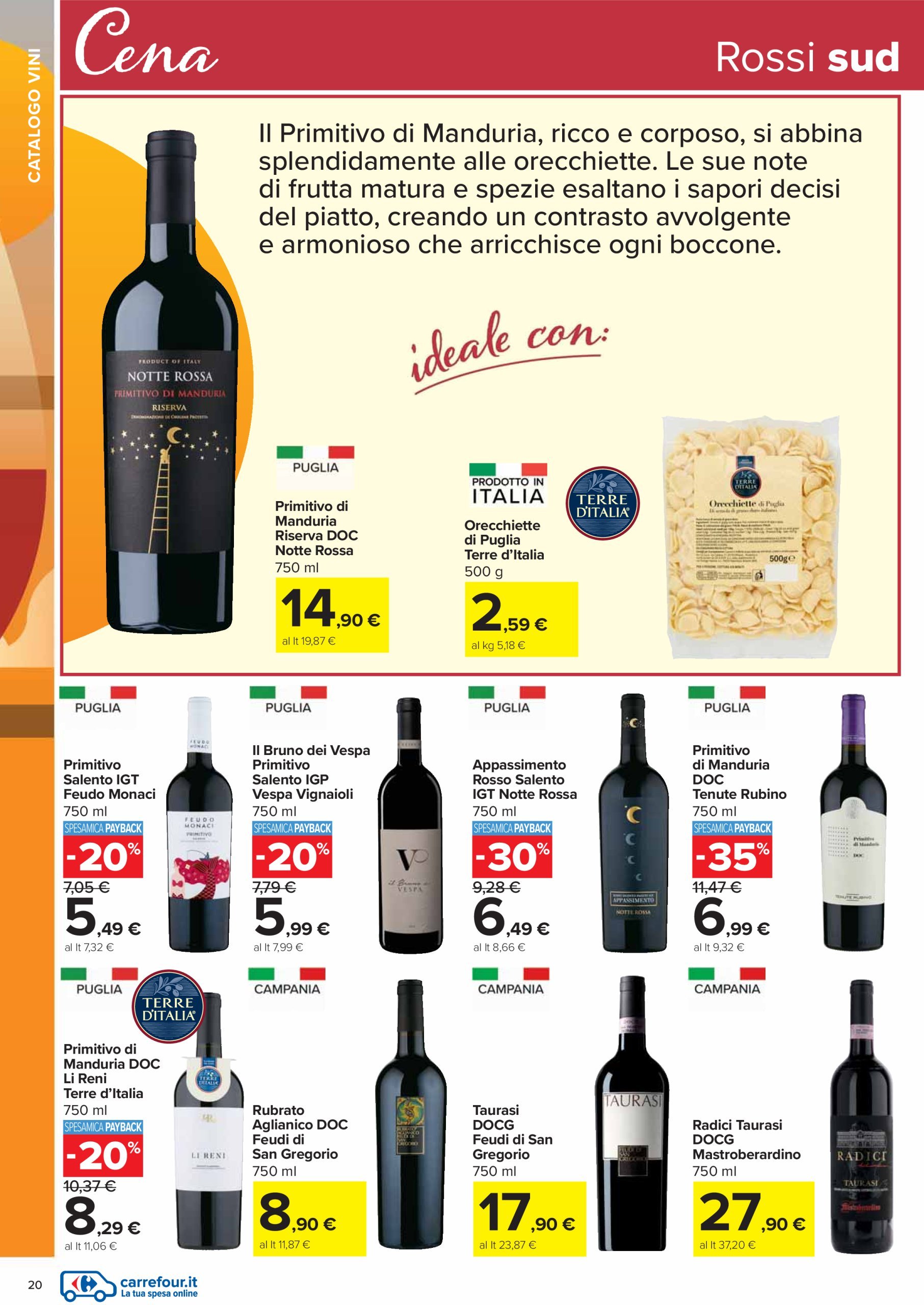 carrefour - Volantino Carrefour - Catalogo vini valido dal 17/02 al 16/03 - page: 20