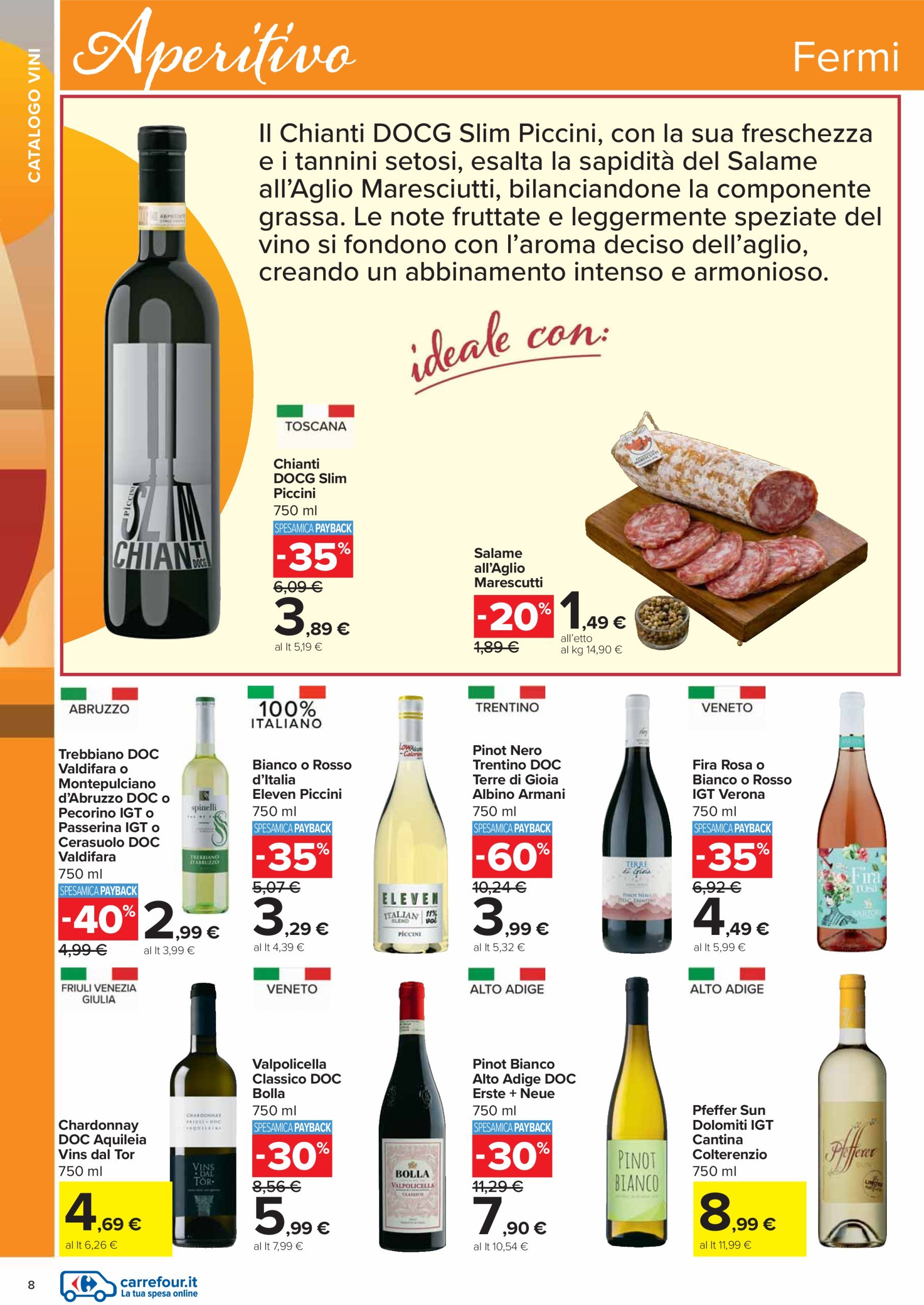 carrefour - Volantino Carrefour - Catalogo vini valido dal 17/02 al 16/03 - page: 8