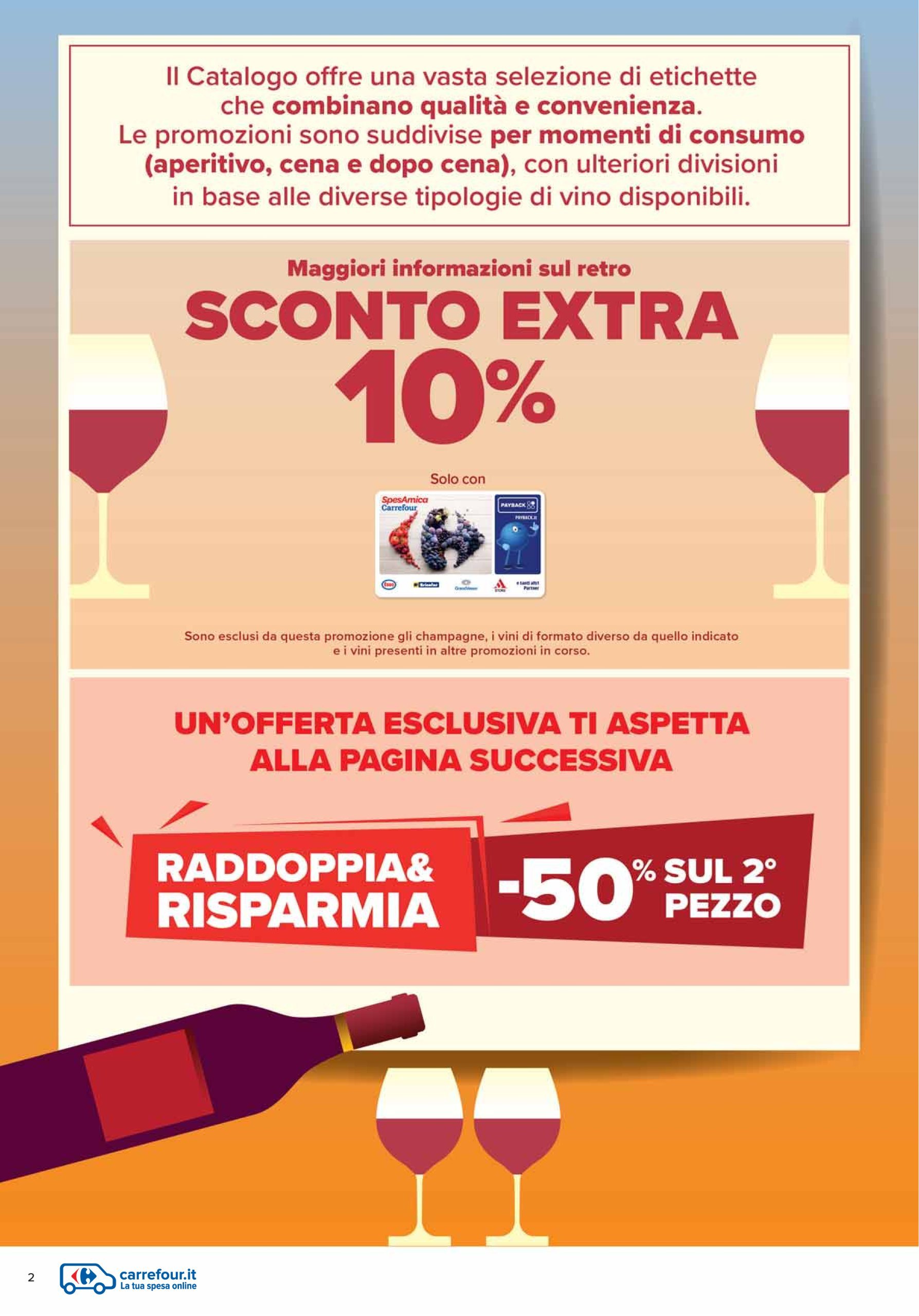 carrefour - Volantino Carrefour - Catalogo vini valido dal 17/02 al 16/03 - page: 2