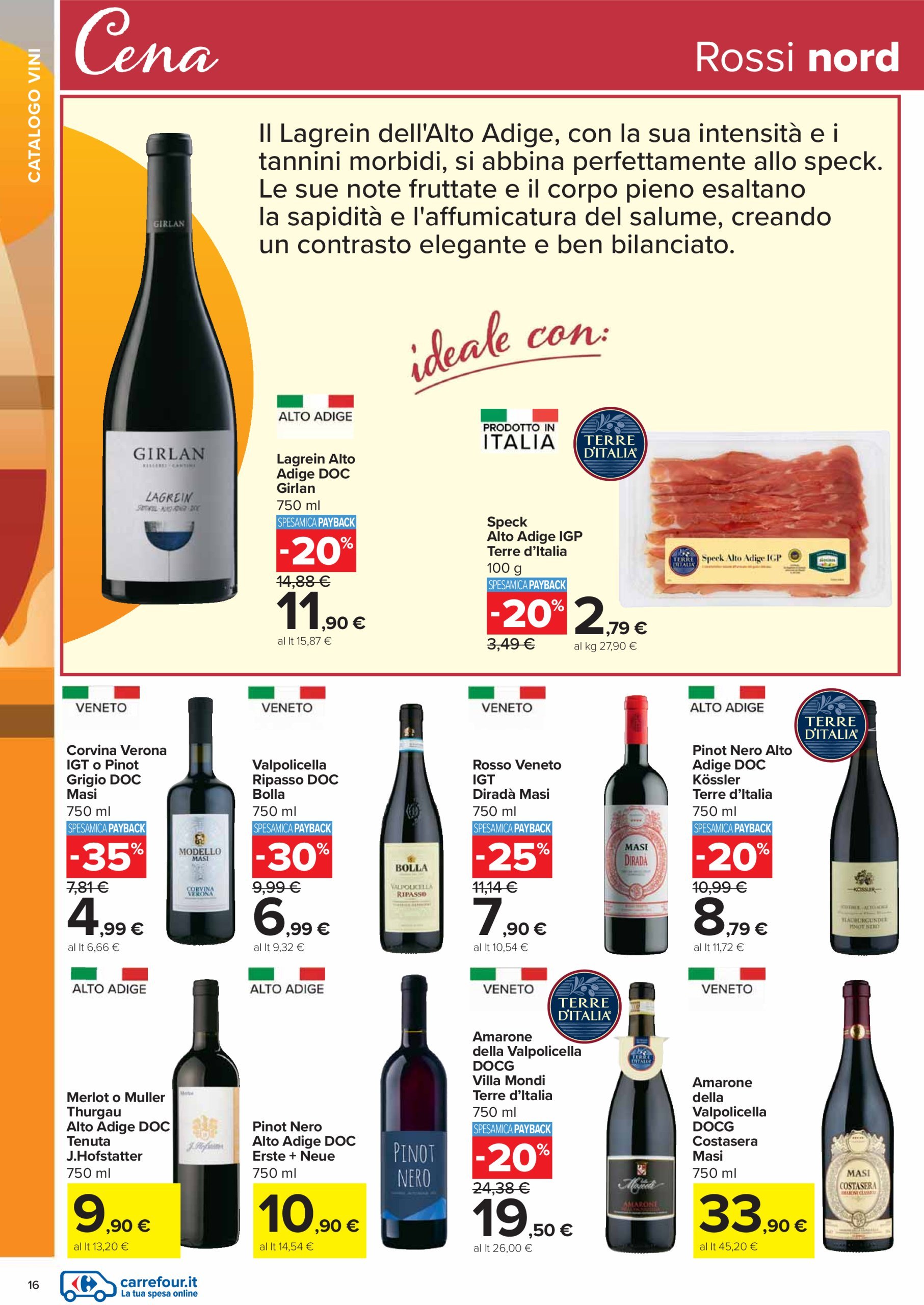 carrefour - Volantino Carrefour - Catalogo vini valido dal 17/02 al 16/03 - page: 16