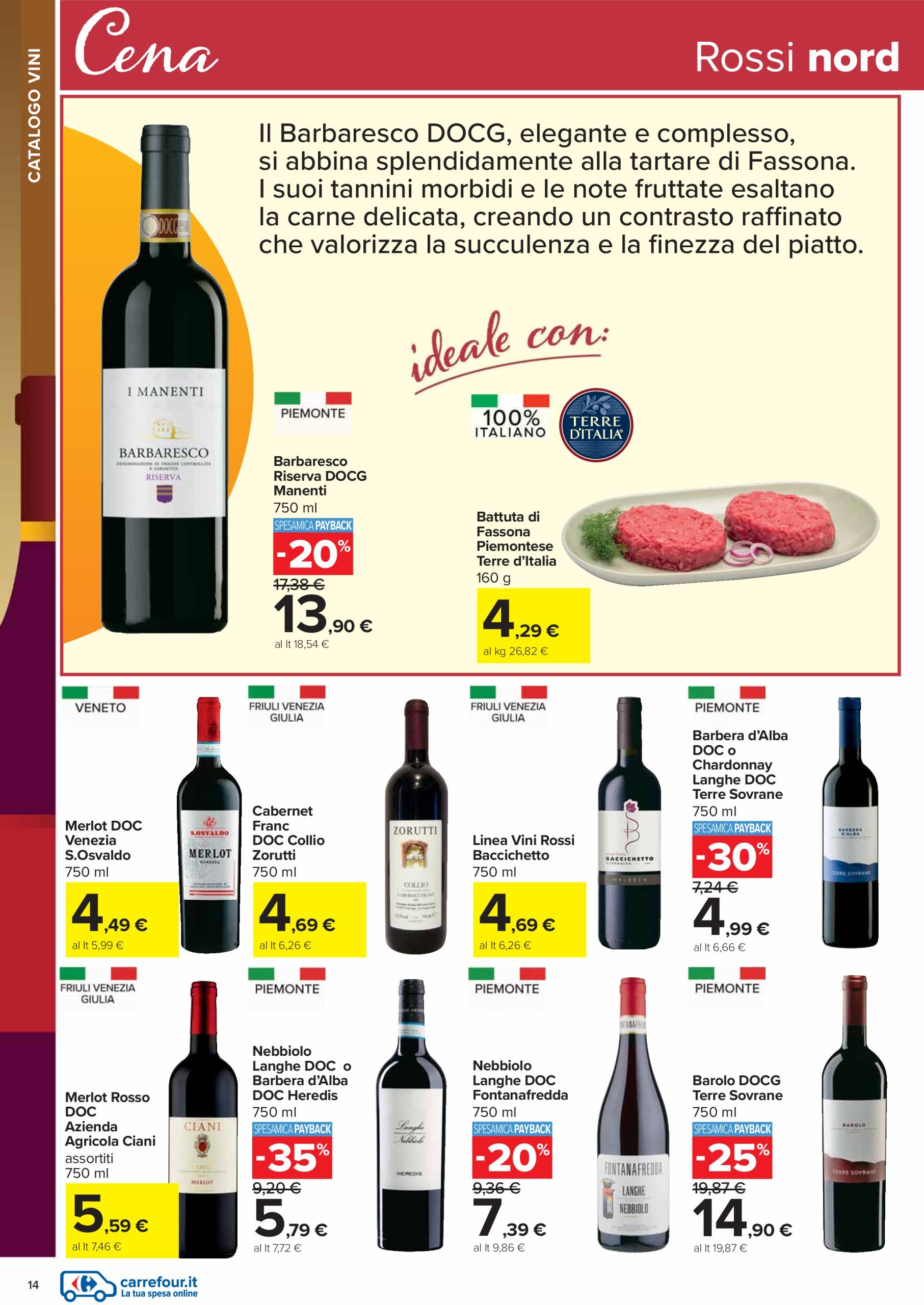 carrefour - Volantino Carrefour - Catalogo vini valido dal 17/02 al 16/03 - page: 14