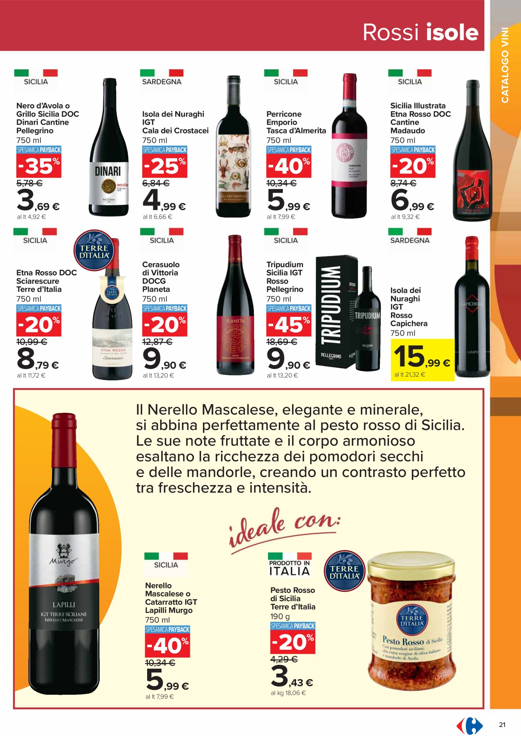 carrefour - Volantino Carrefour - Catalogo vini valido dal 17/02 al 16/03 - page: 21