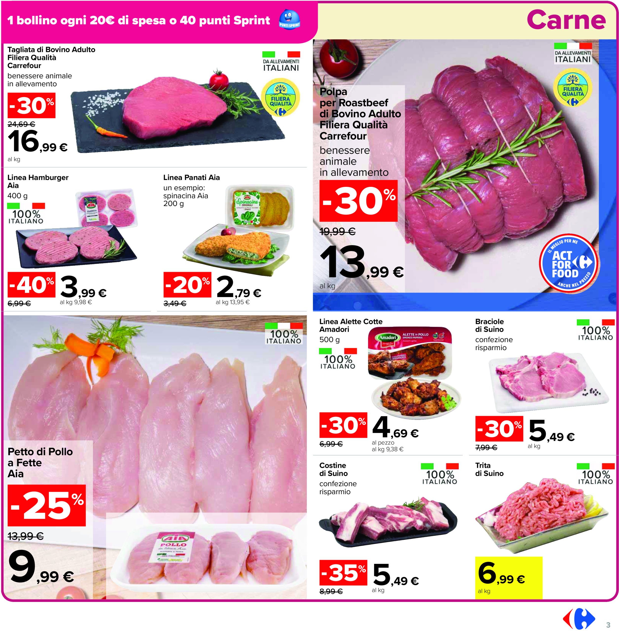 carrefour - Volantino Carrefour - Sconti fino al 40% valido dal 17/02 al 27/02 - page: 3