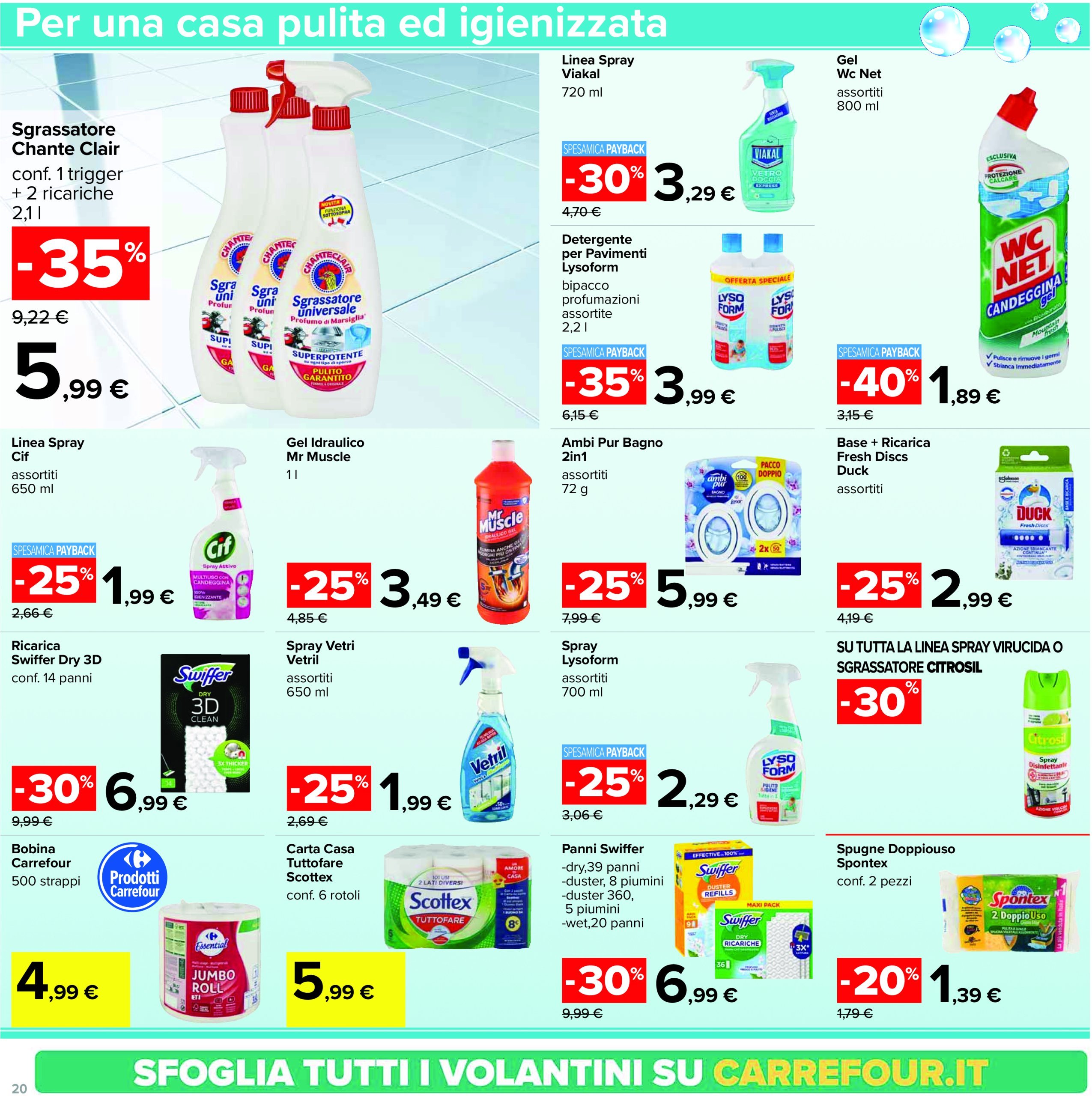 carrefour - Volantino Carrefour - Sconti fino al 40% valido dal 17/02 al 27/02 - page: 20