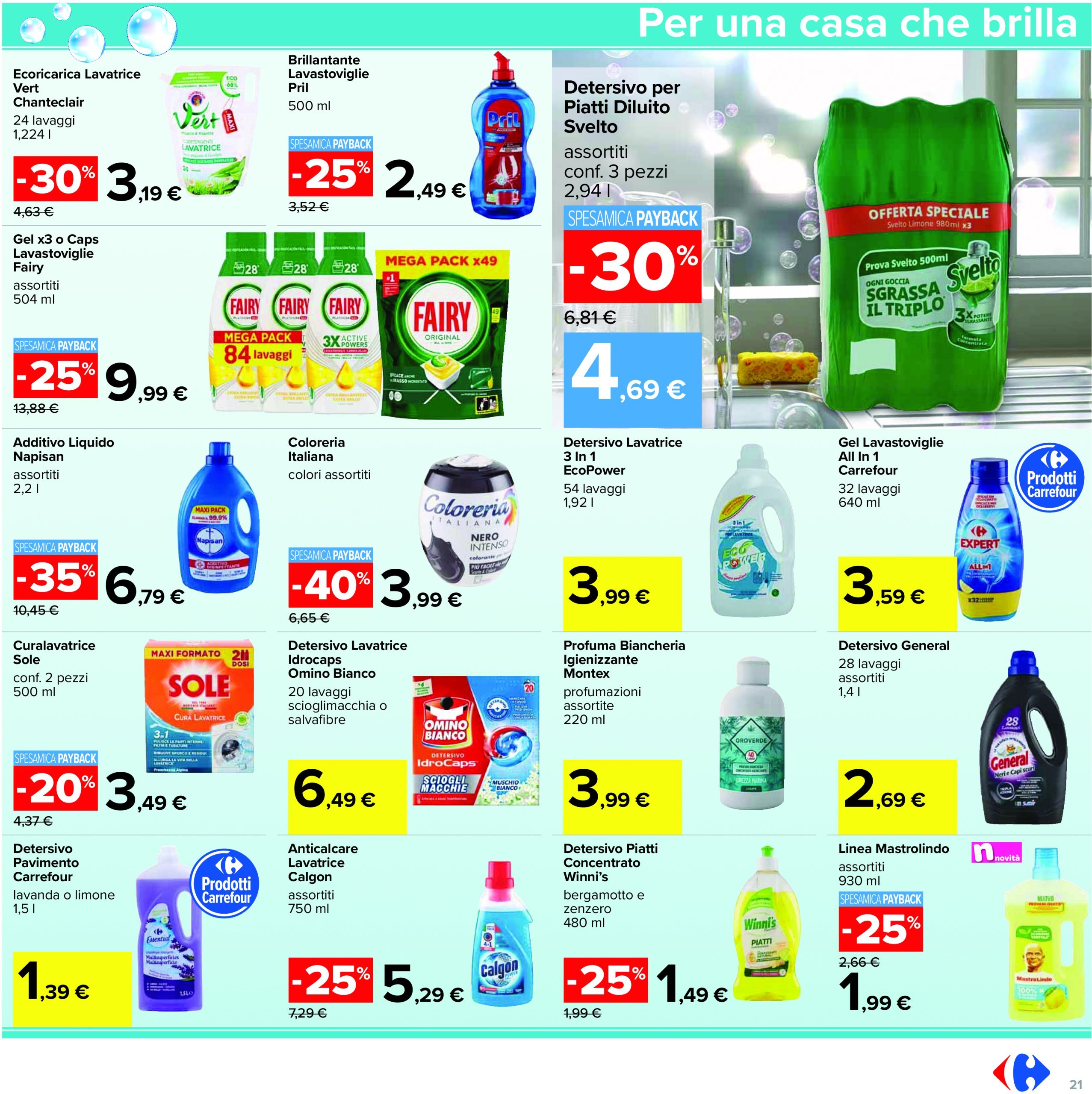 carrefour - Volantino Carrefour - Sconti fino al 40% valido dal 17/02 al 27/02 - page: 21