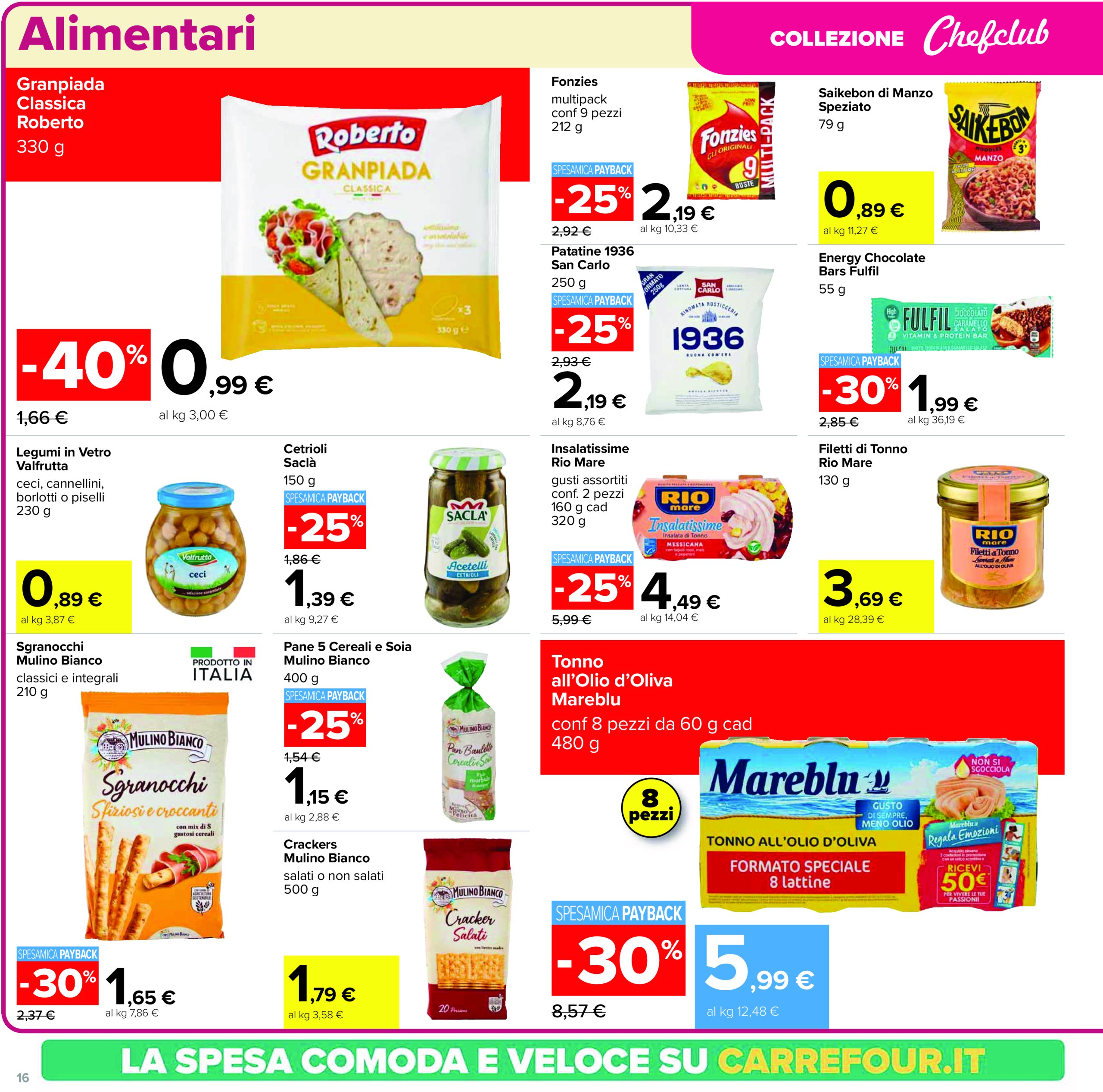 carrefour - Volantino Carrefour - Sconti fino al 40% valido dal 17/02 al 27/02 - page: 16